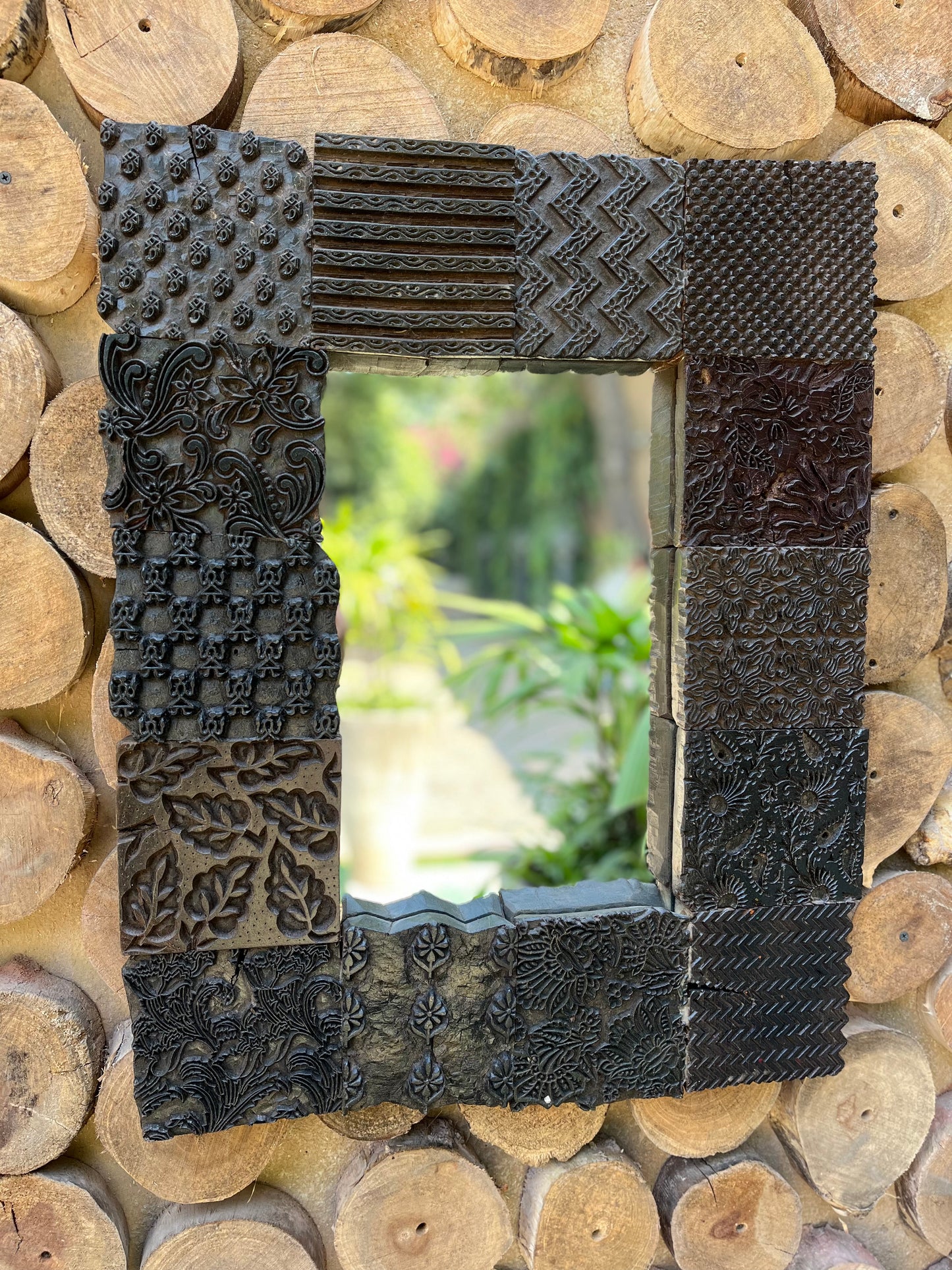 Hand Block Printing Mirror