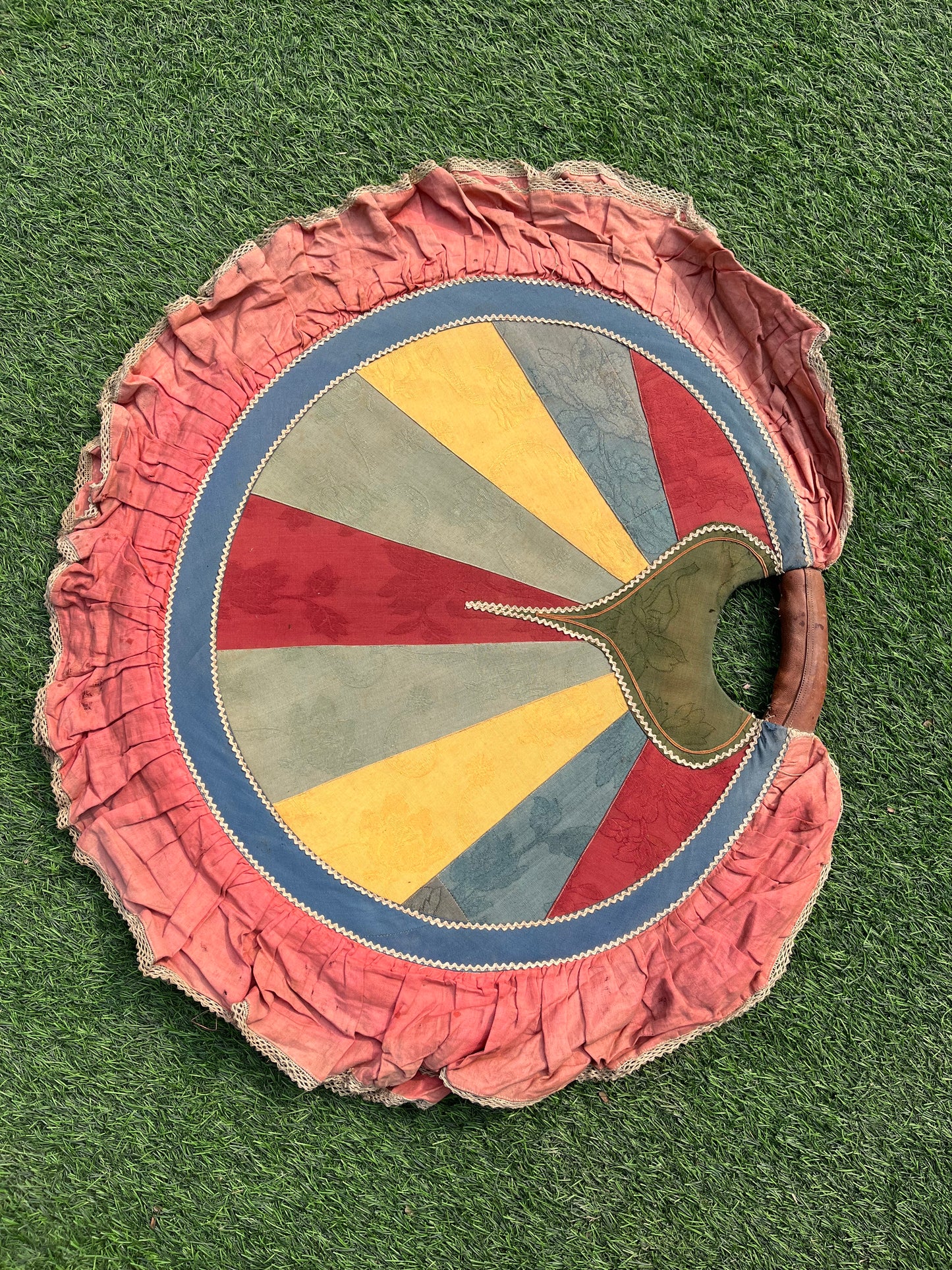 Vintage Clothe Hand Fan