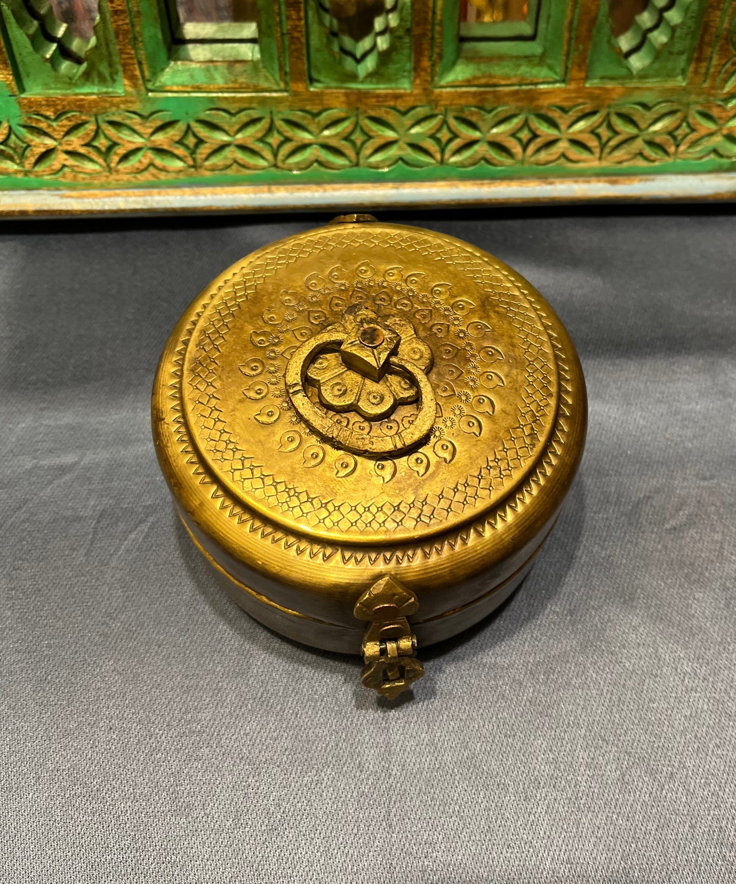 Old Small Brass Box