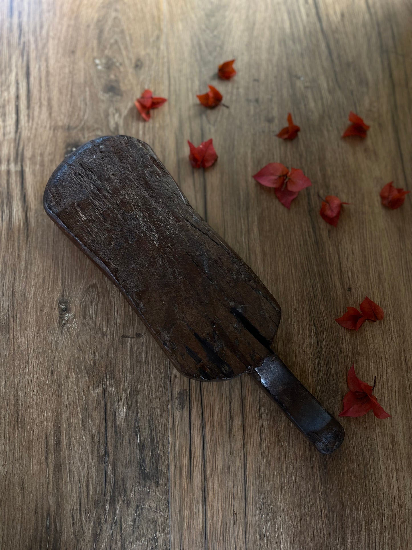 Teak Wood Vintage Fruit Platter