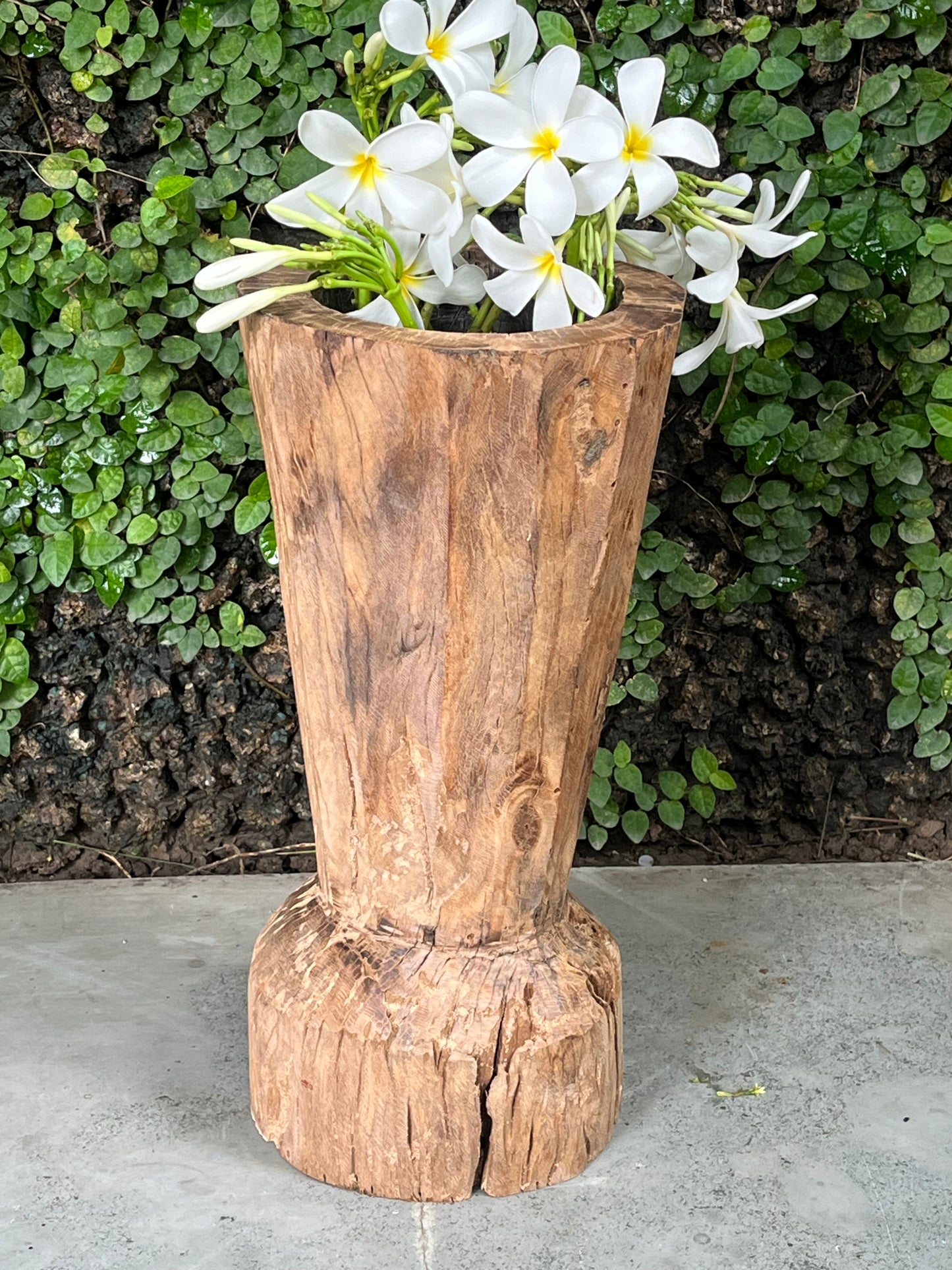 Wood Flower Pot 