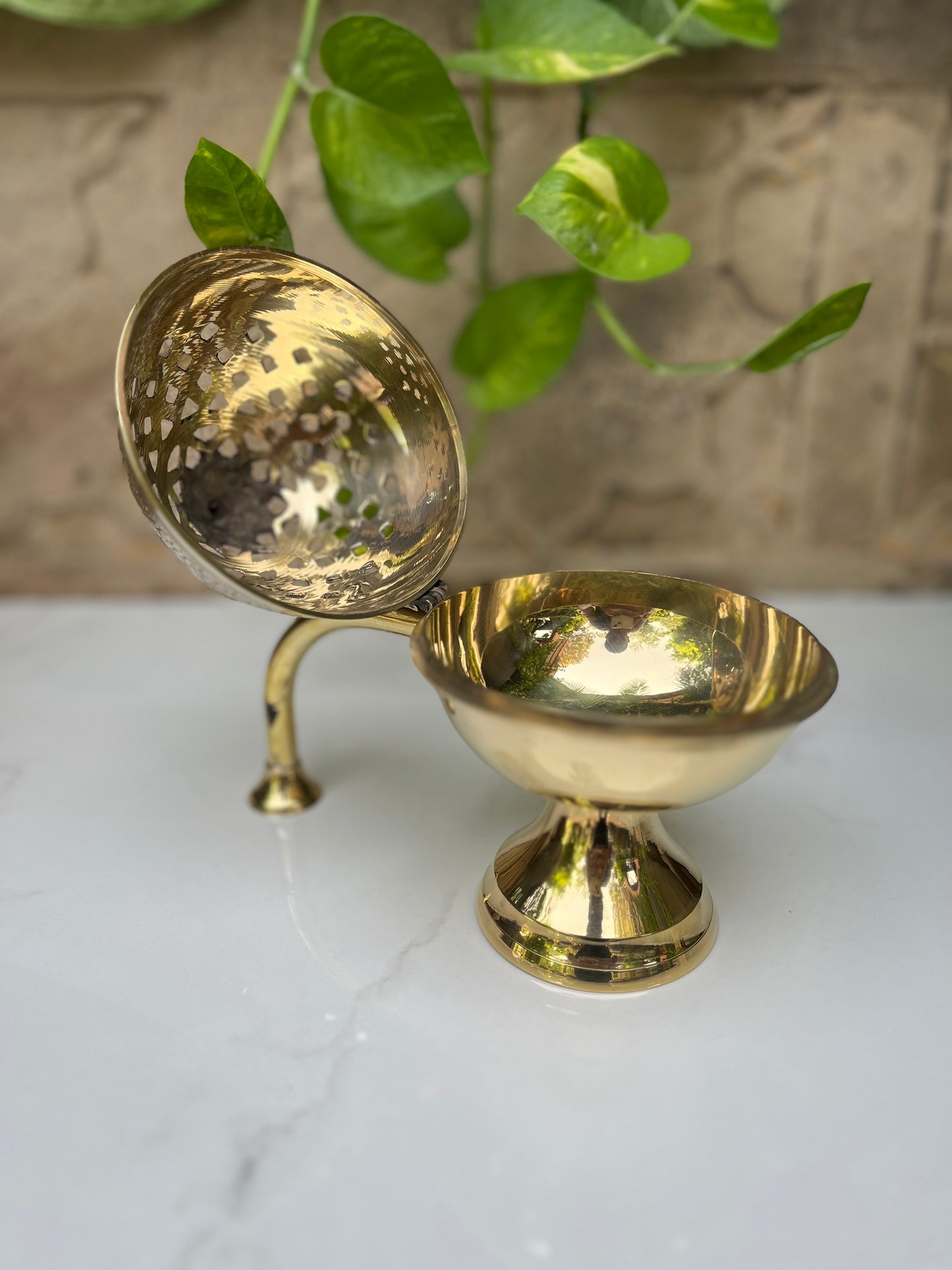 Divine Brass Dhoop Loban Burner