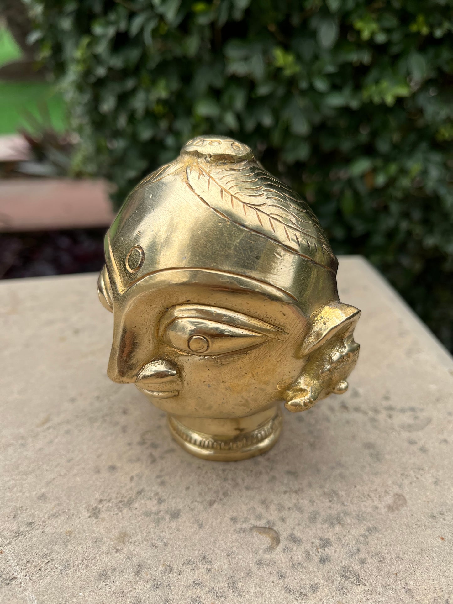 Brass Gauri Face