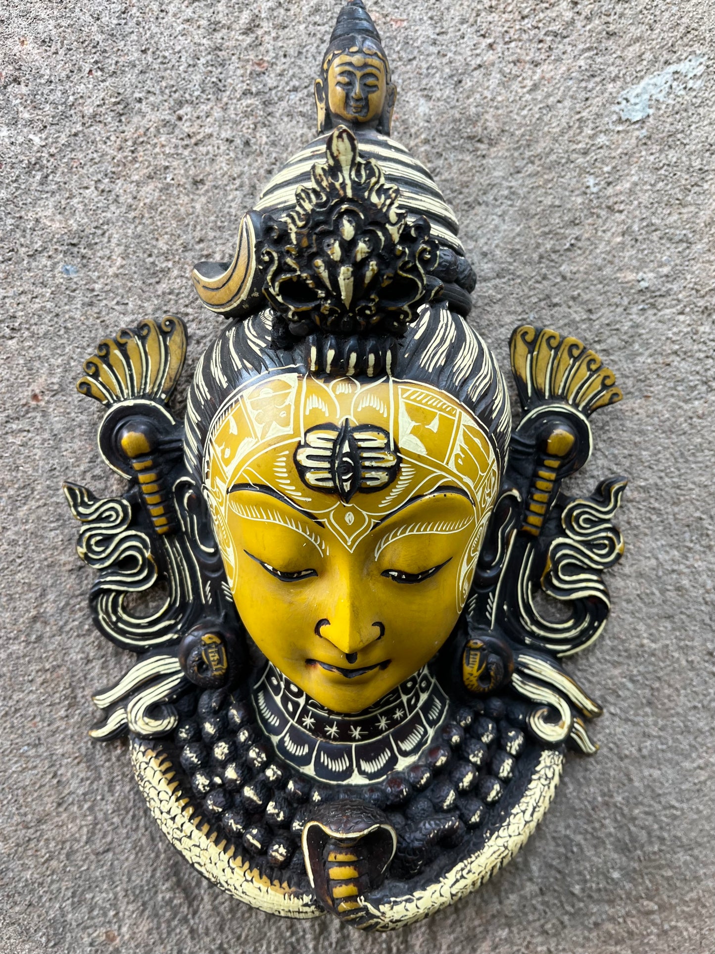 Divine Shiva Wall Face
