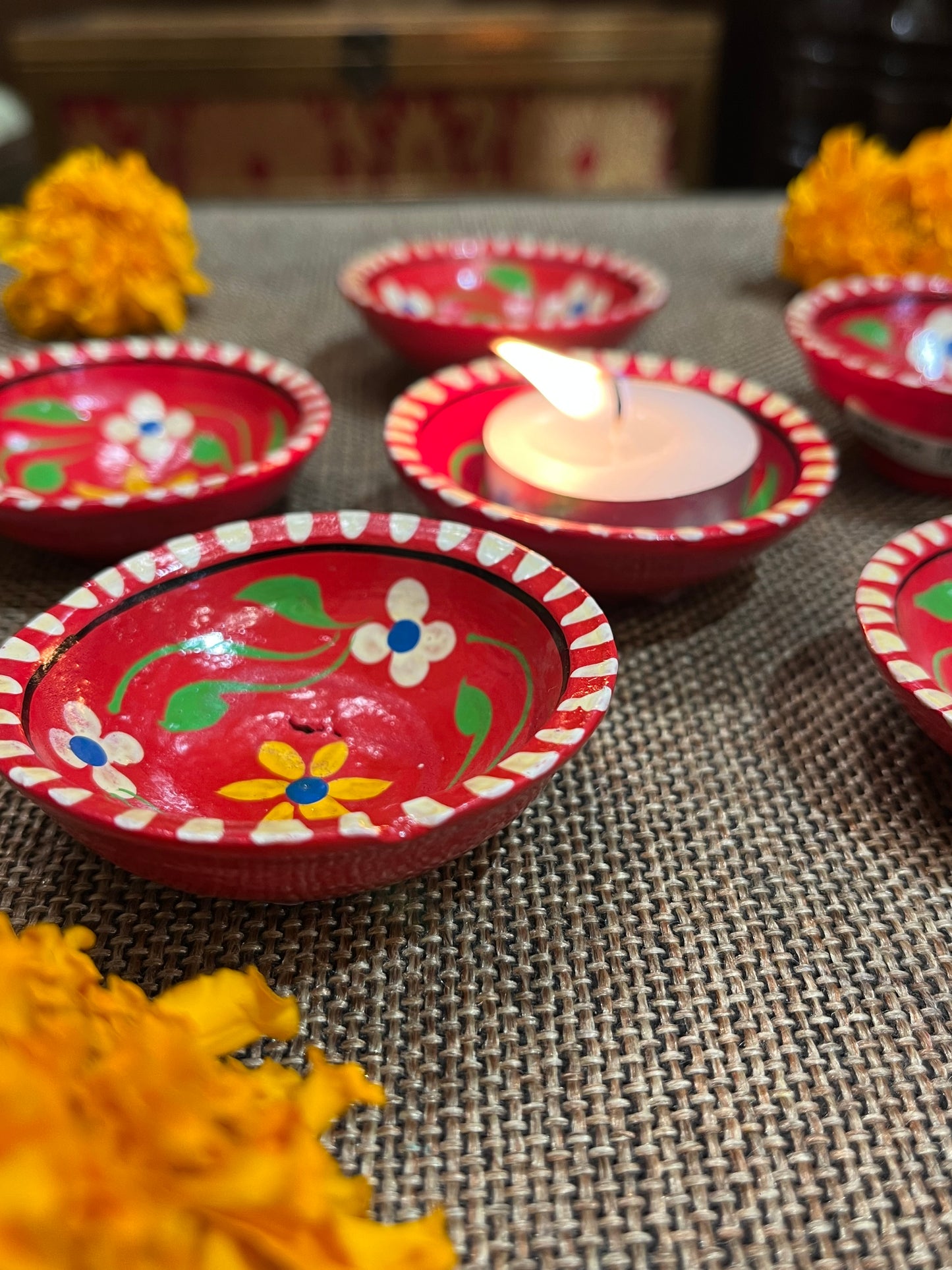 Teracotta Deep Diya Set of 6