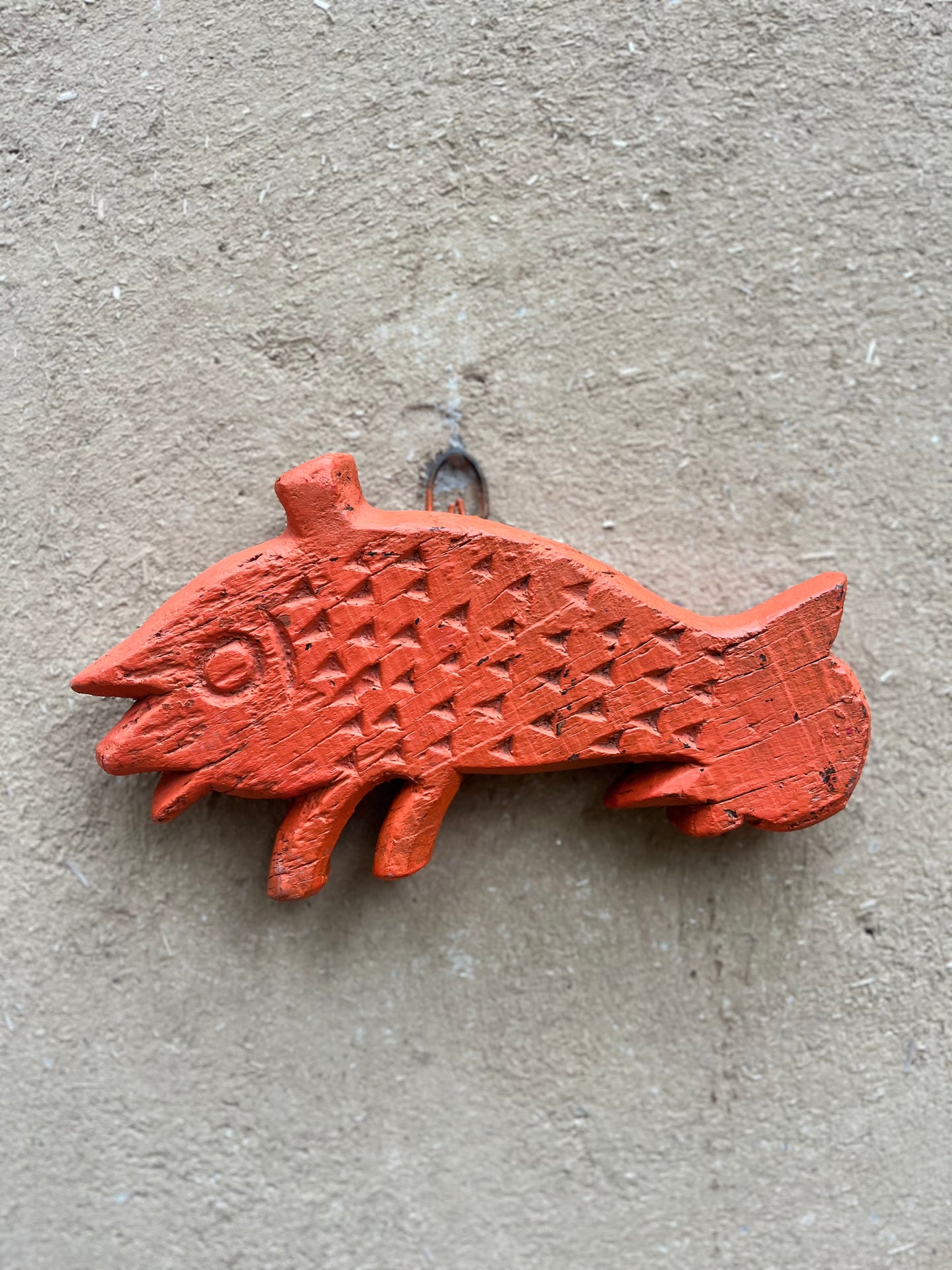 Wood Wall Colour Fish