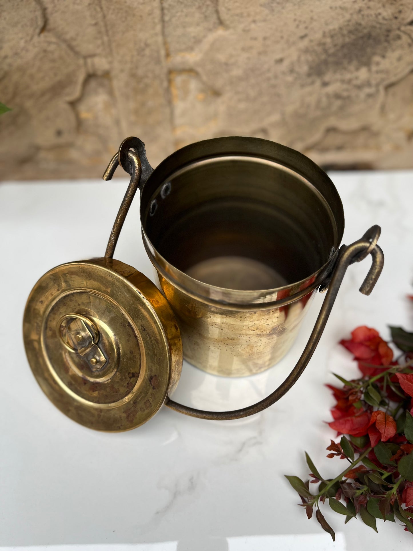 Brass Vintage Milk Box