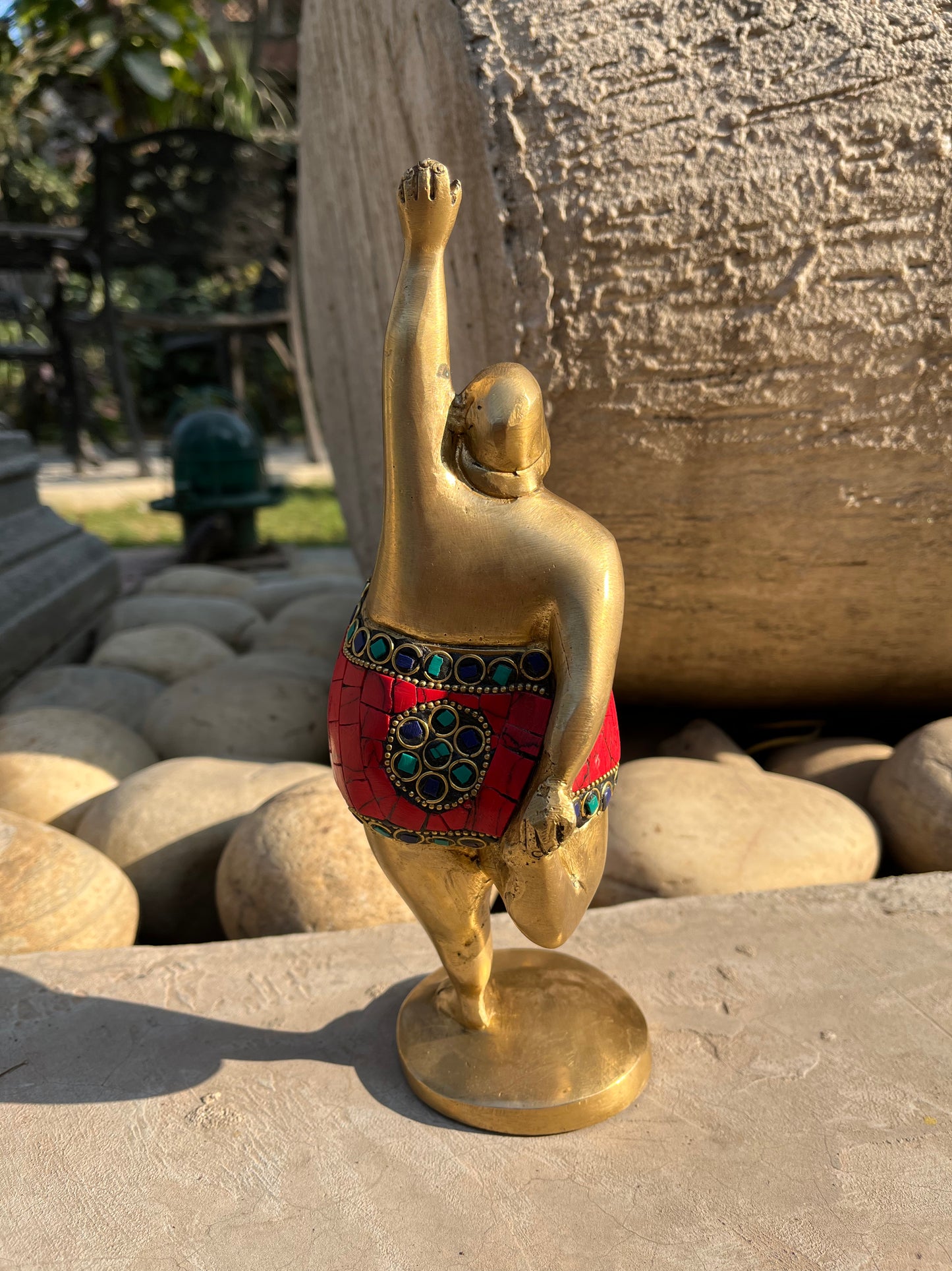 Rajahansmudra Brass Yogasan lady