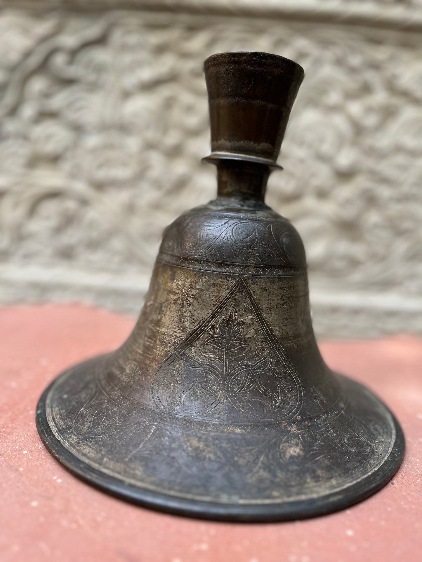 Old Bidri-work Hookah Base