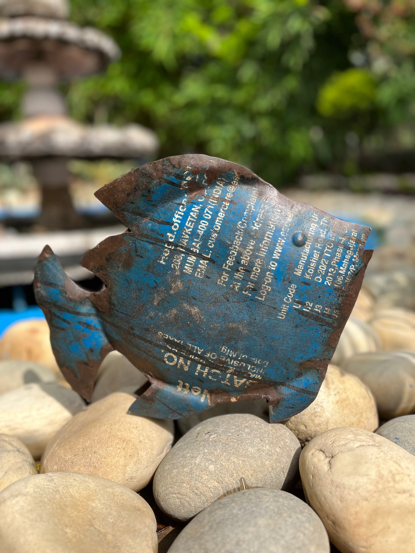 Iron Garden Decoration Fish