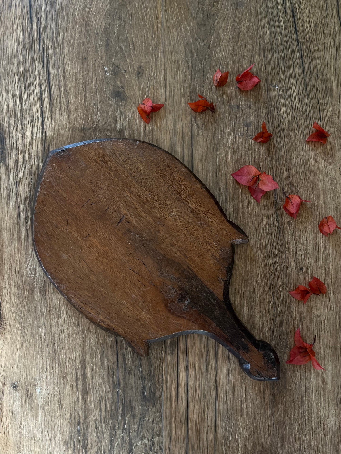 Vintage Wood Cutting Board Chopper