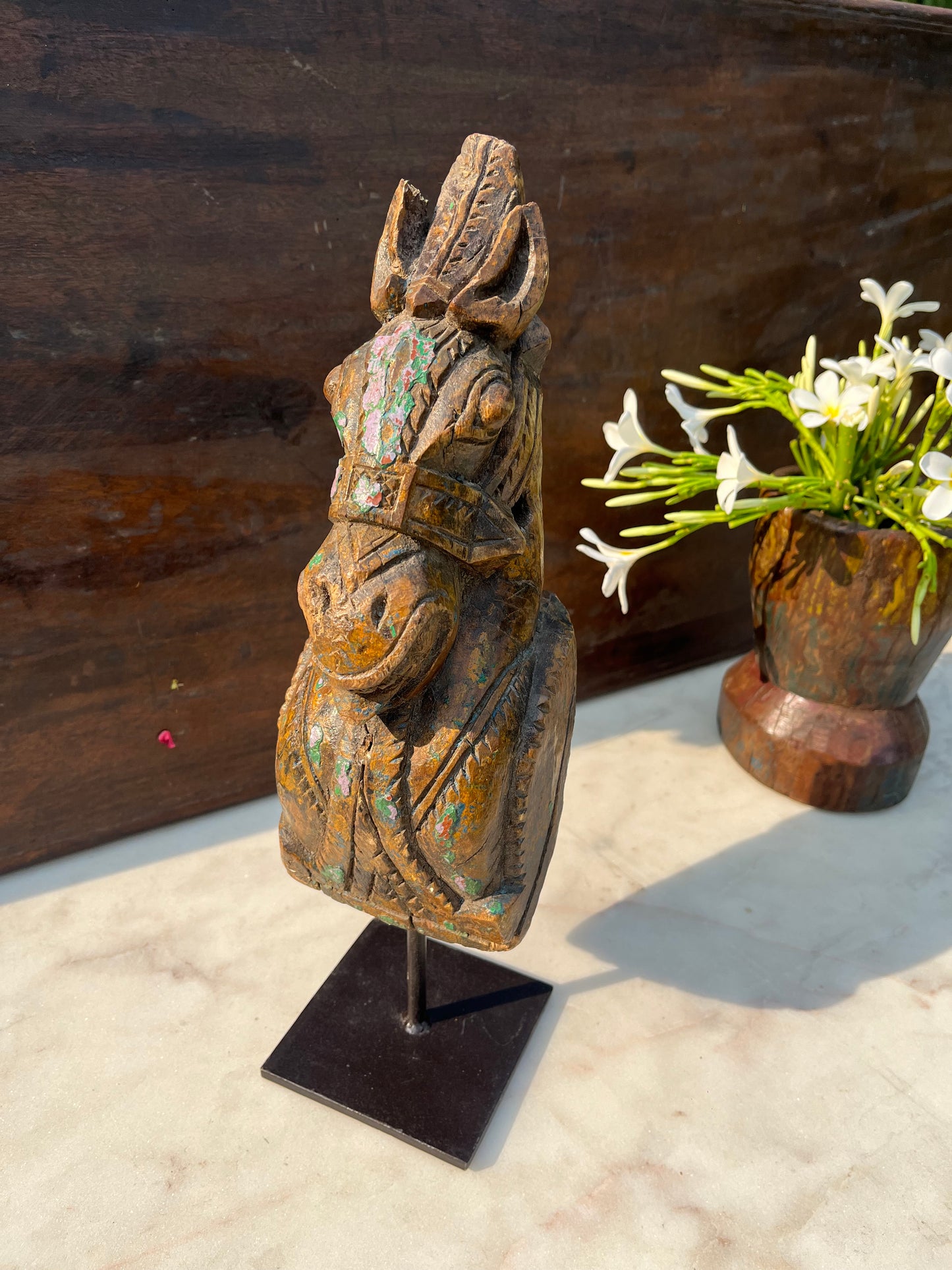 Horse Head With Stand