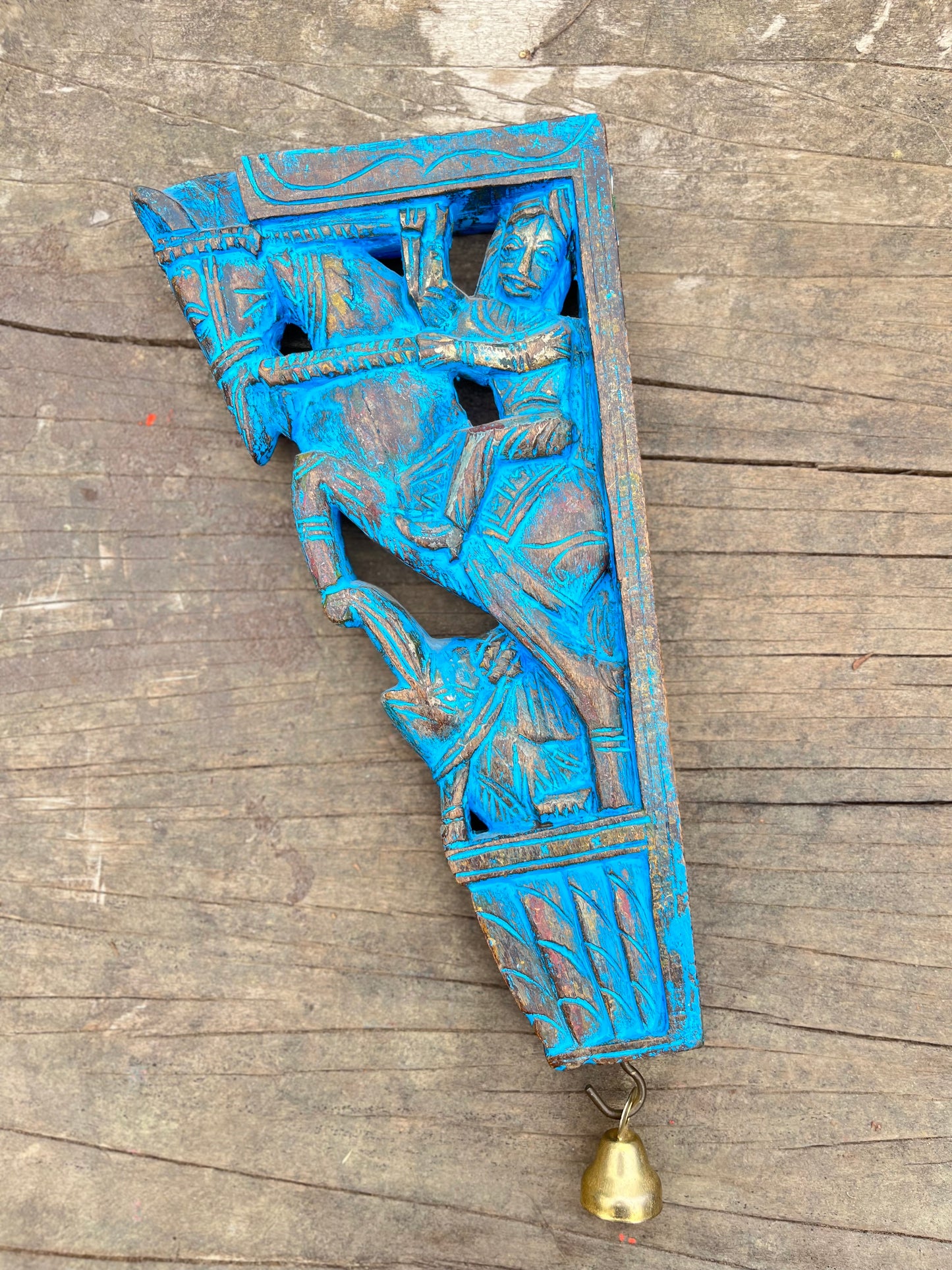 Blue Horse Deco Bracket