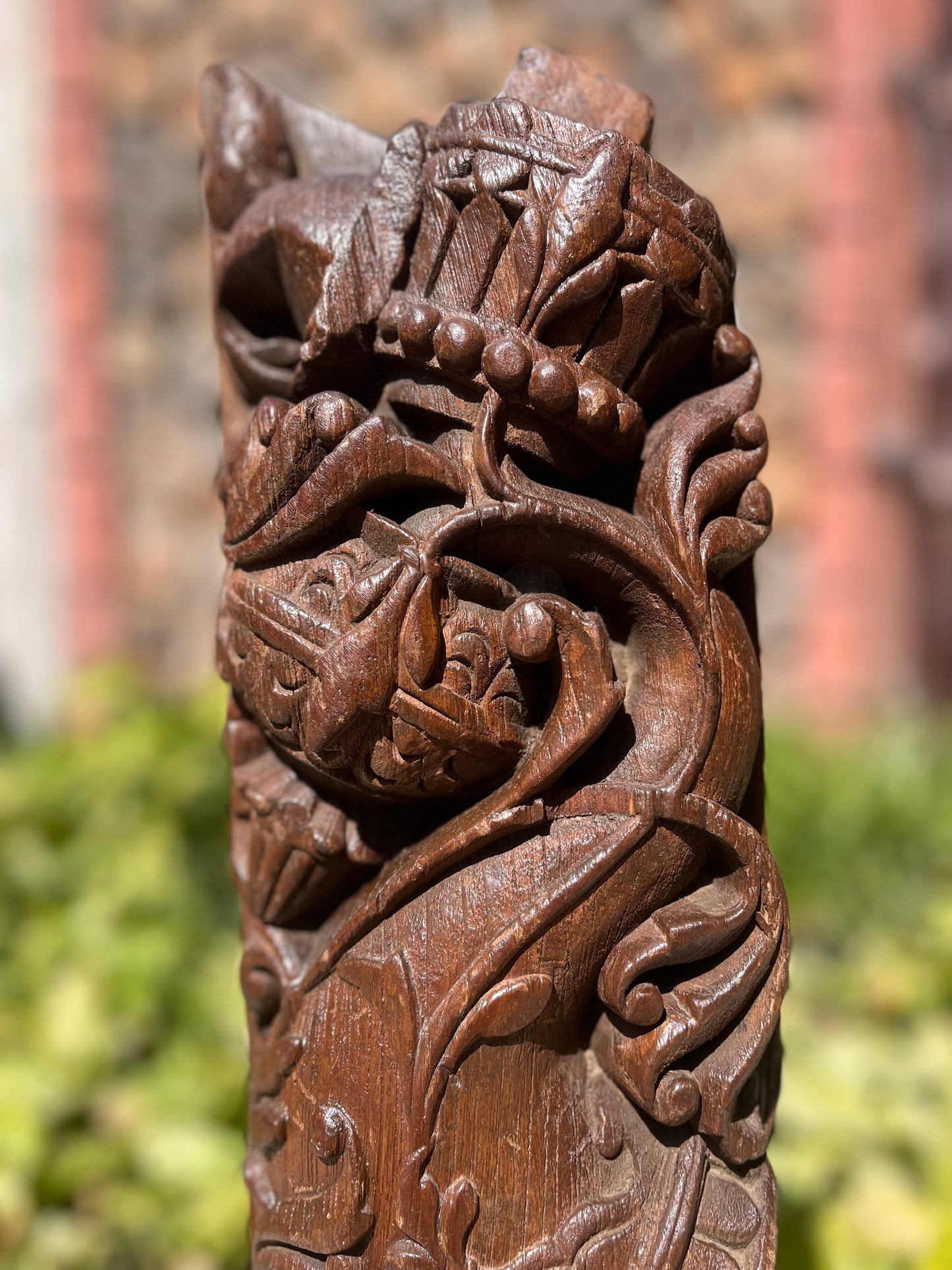Vintage Decor Teak Wood Bracket