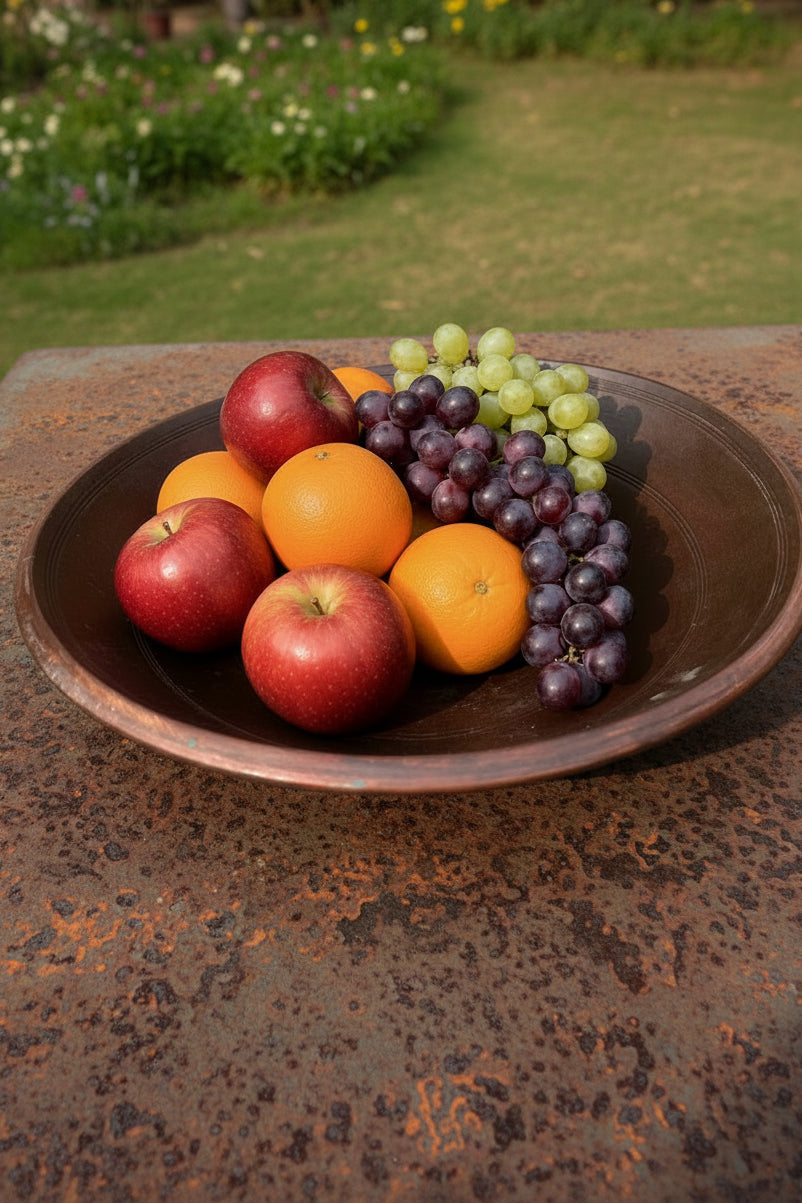 Old Round Plate