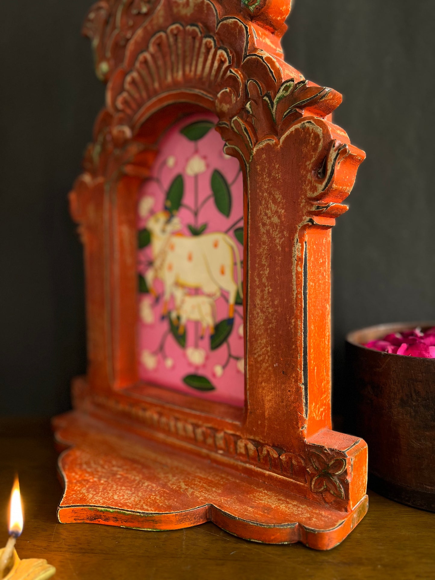 Wooden Wall Vintage Jharokha