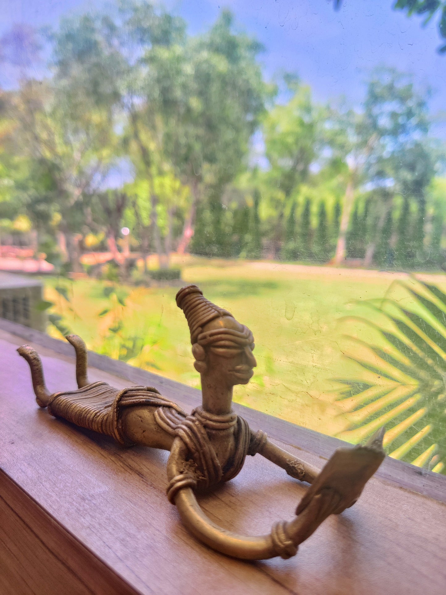 Brass Statue Dhokra Art Lady