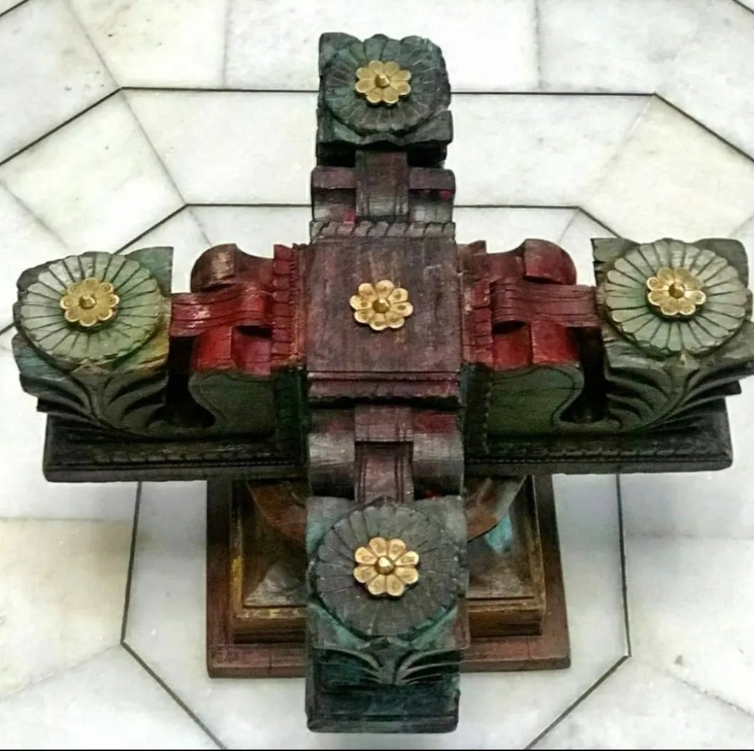 Wooden Carved Bracket Table