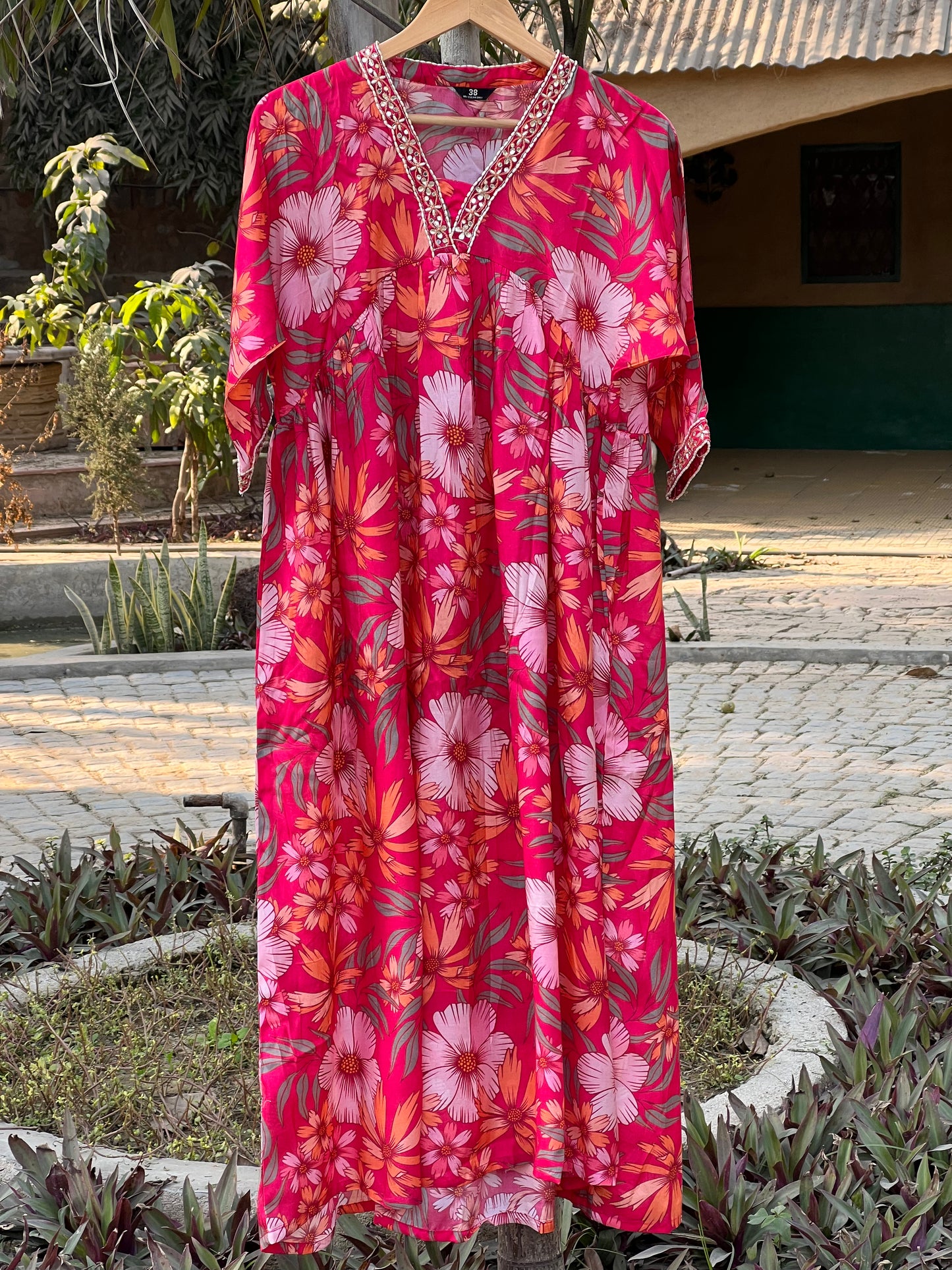 Pink Printed Dress