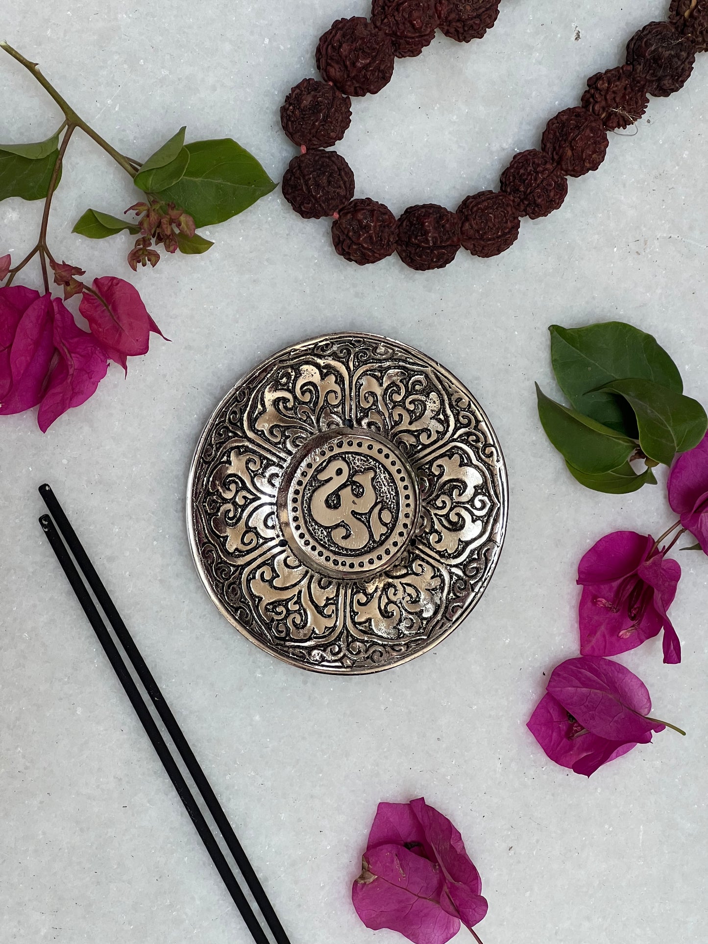 Metal Om Incense Stick Holder