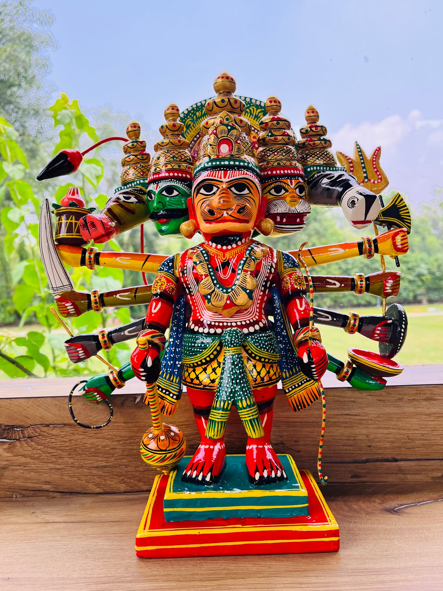 Hand Crafted Panchmukhi Hanuman