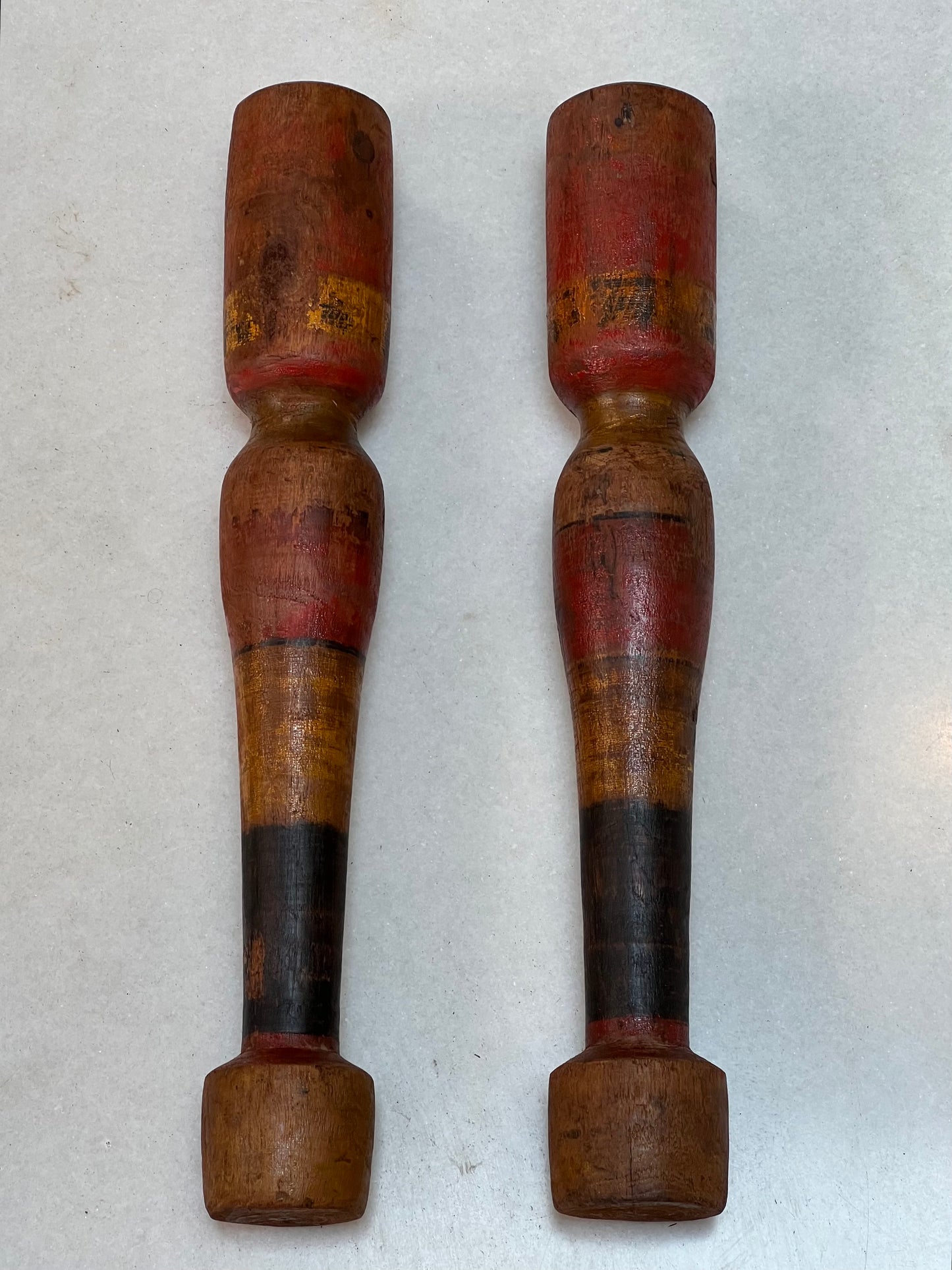 Old Teak Wood Bed Legs