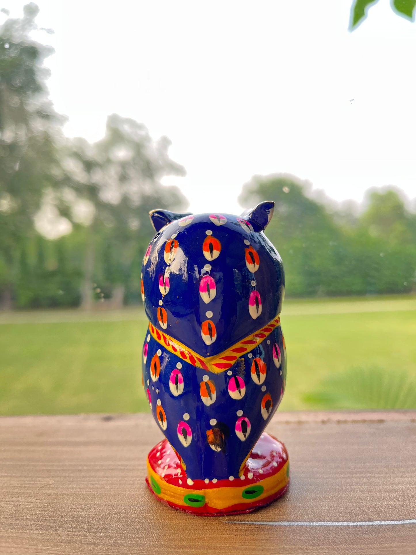 Wood HandPainted Owl