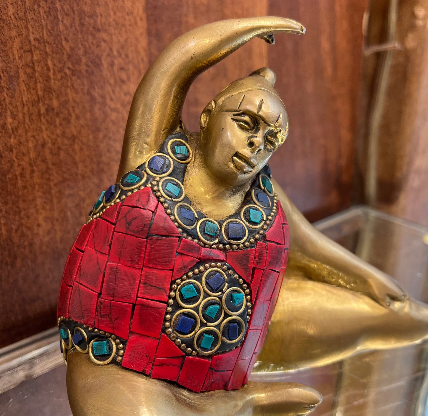 Brass Yogasan Lady