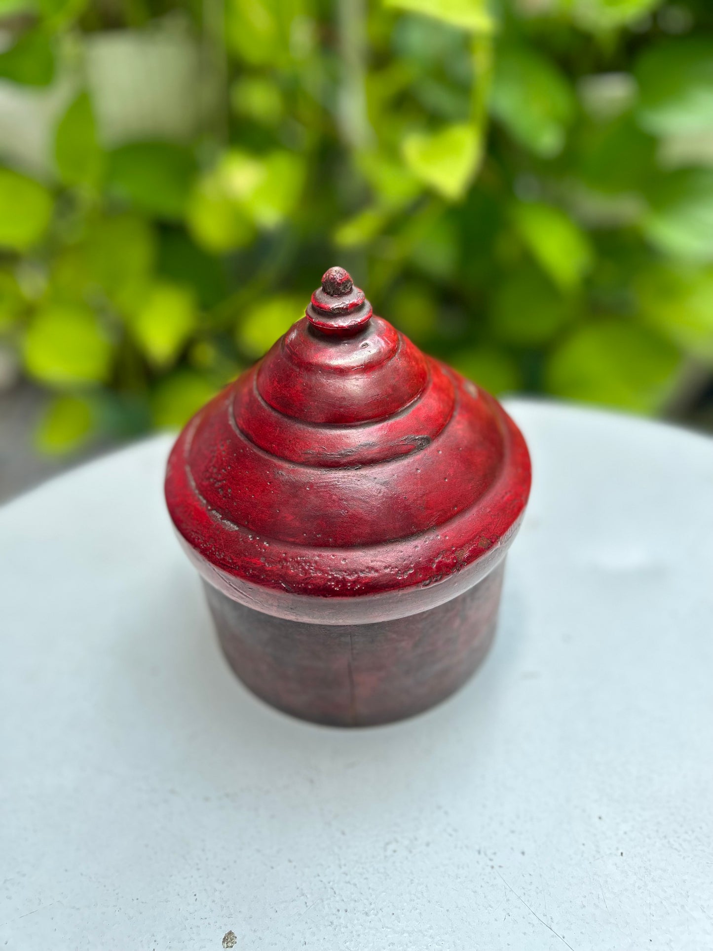 Vintage Wood kumkum Box