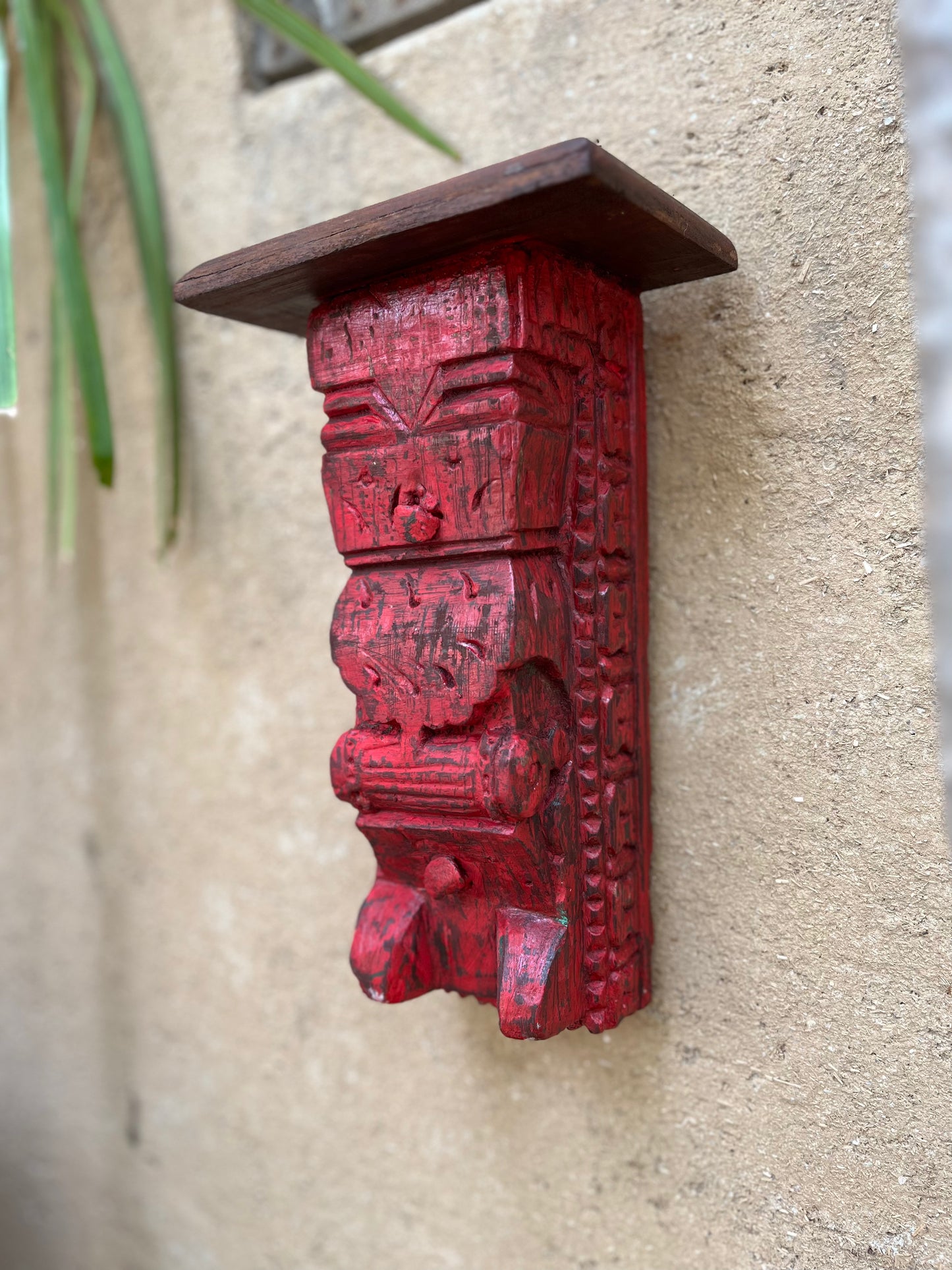 Old Wall Hand Carved Bracket