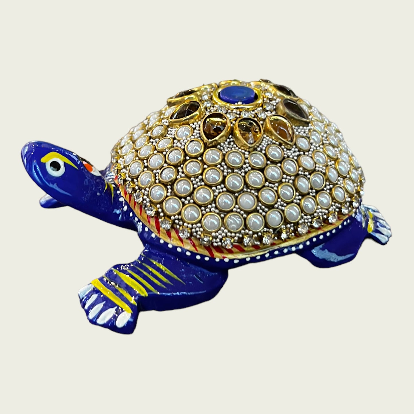 Tortoise with beads work