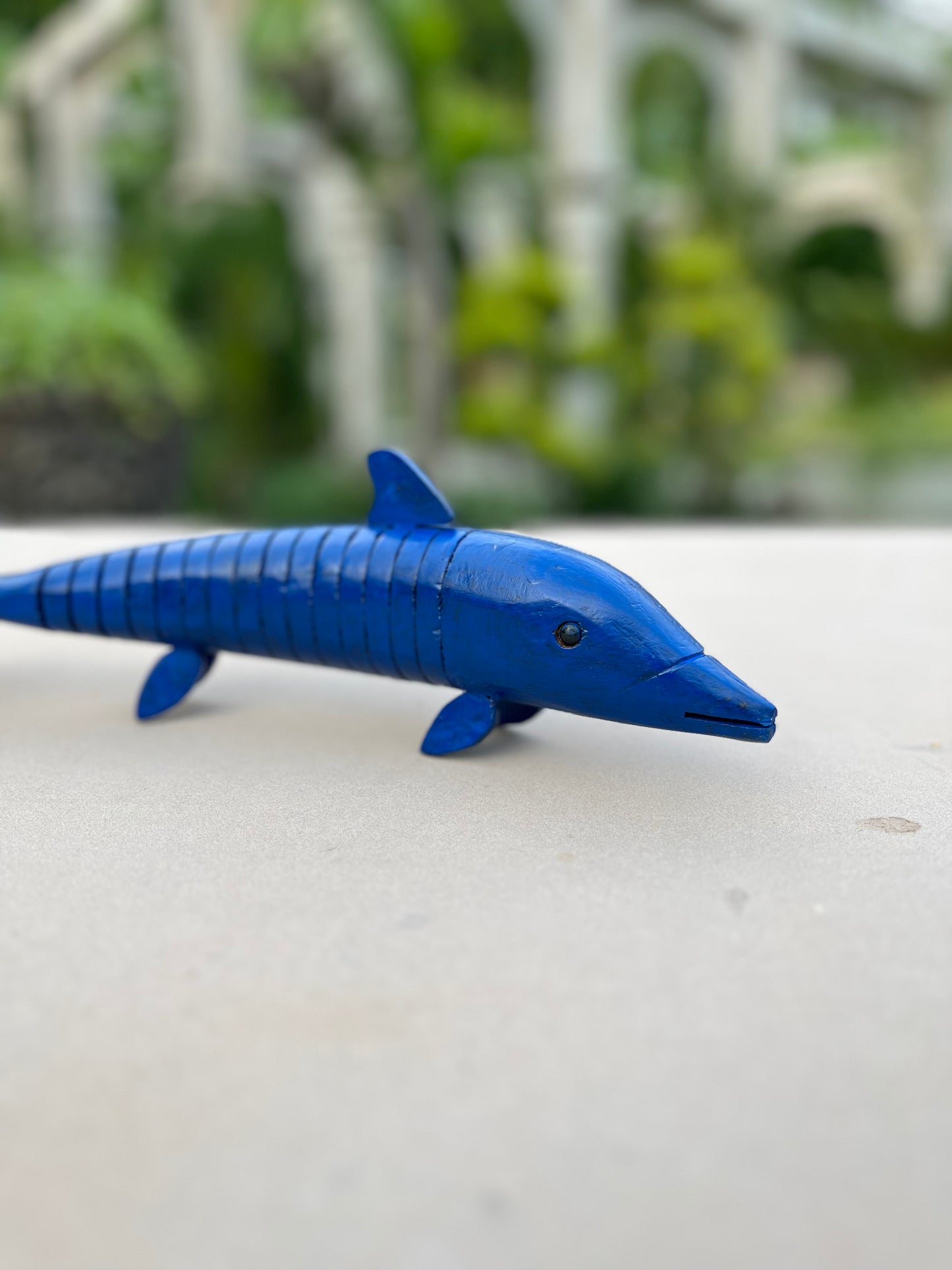 Wooden Blue Fish