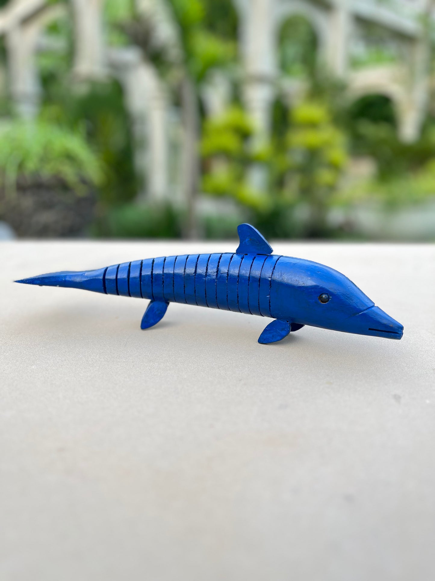 Wooden Blue Fish