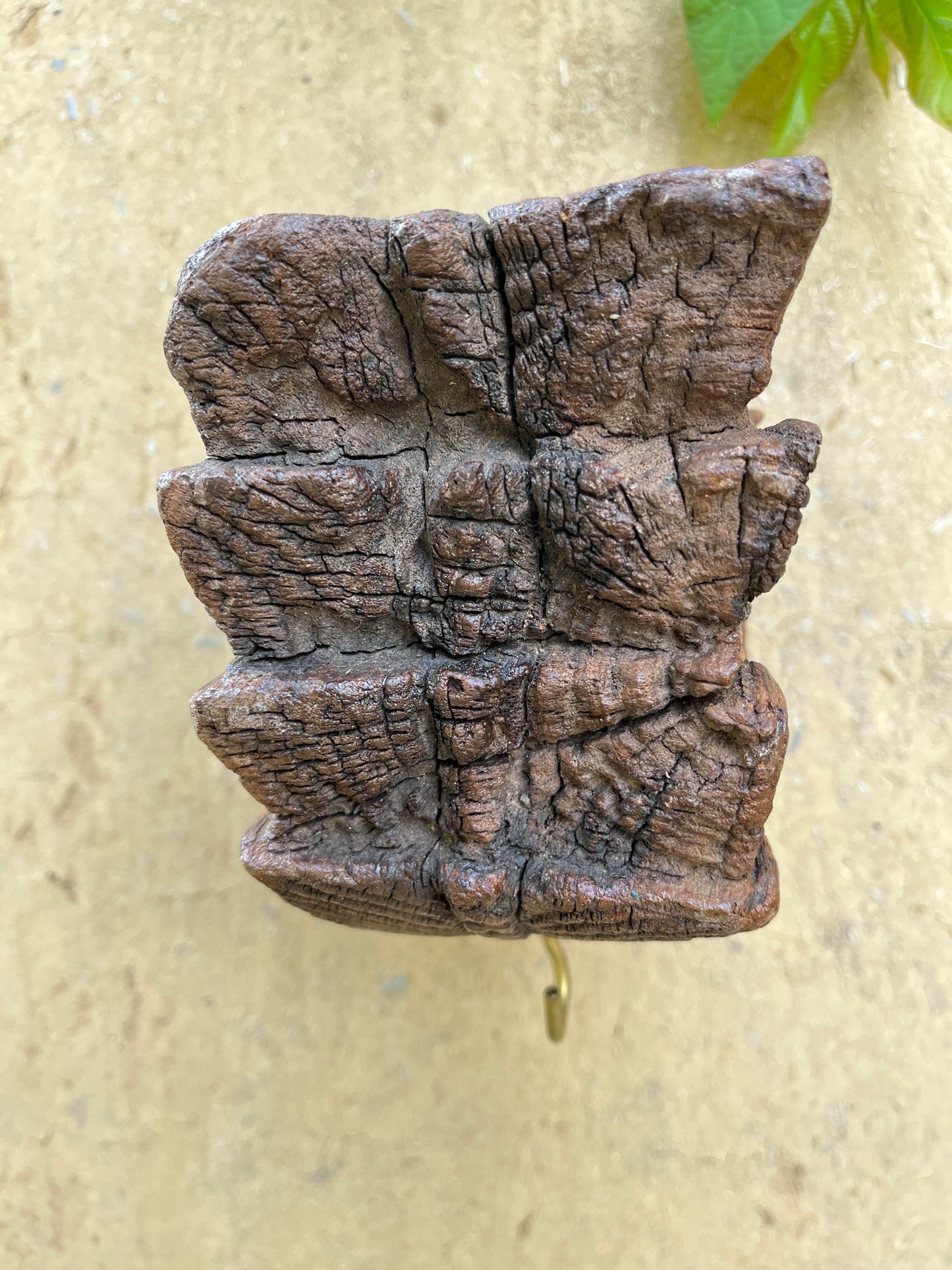 Wooden Wall Bracket with Hook