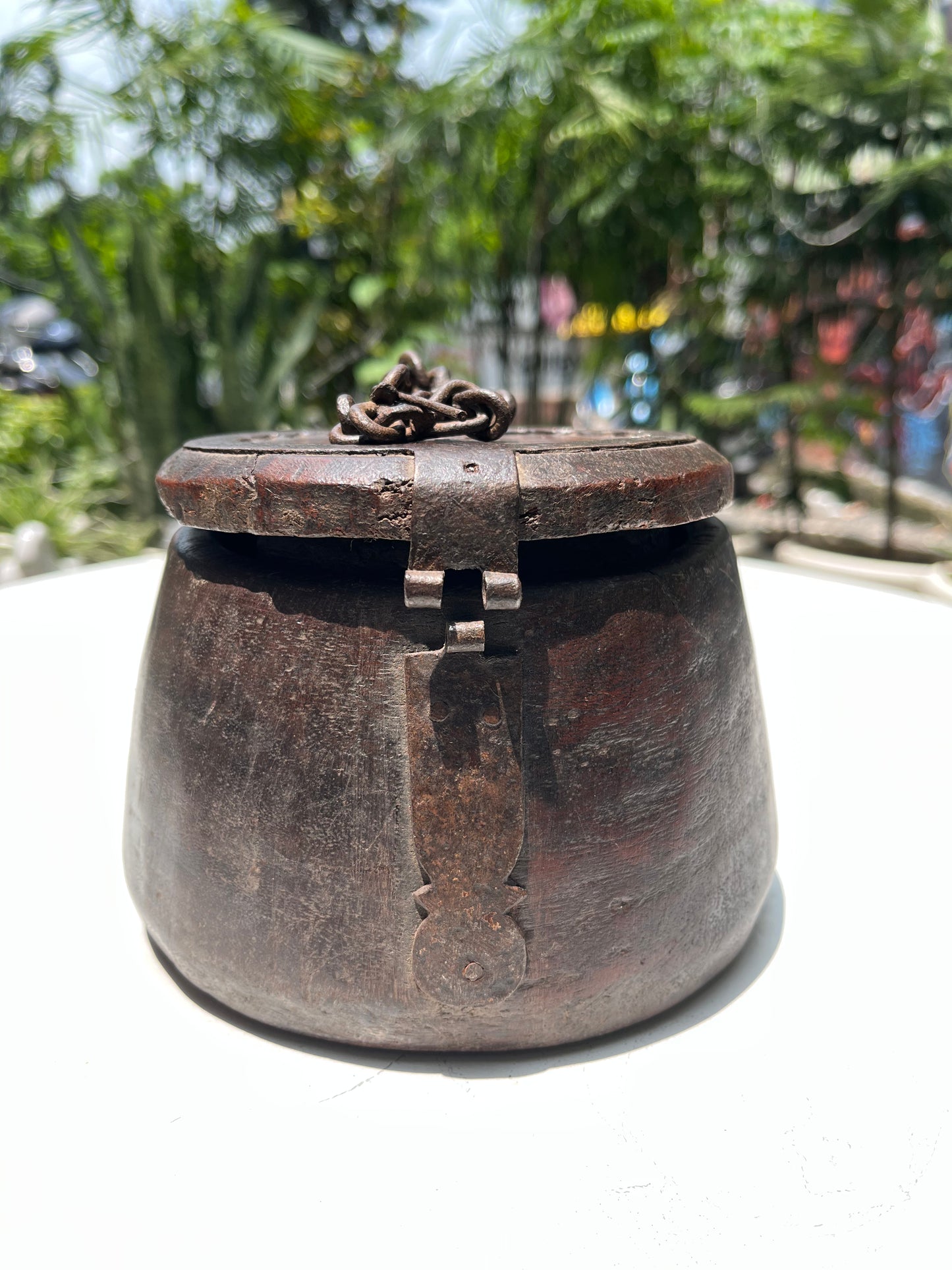 Vintage Wooden Hanging Box