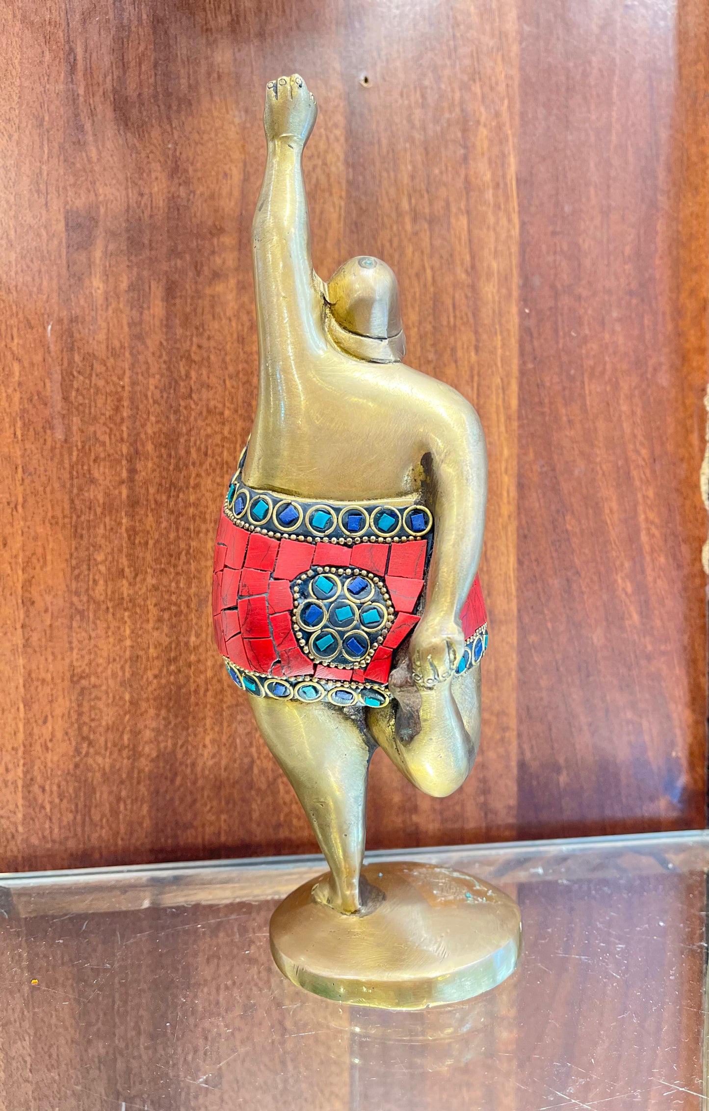 Brass Yogasan lady