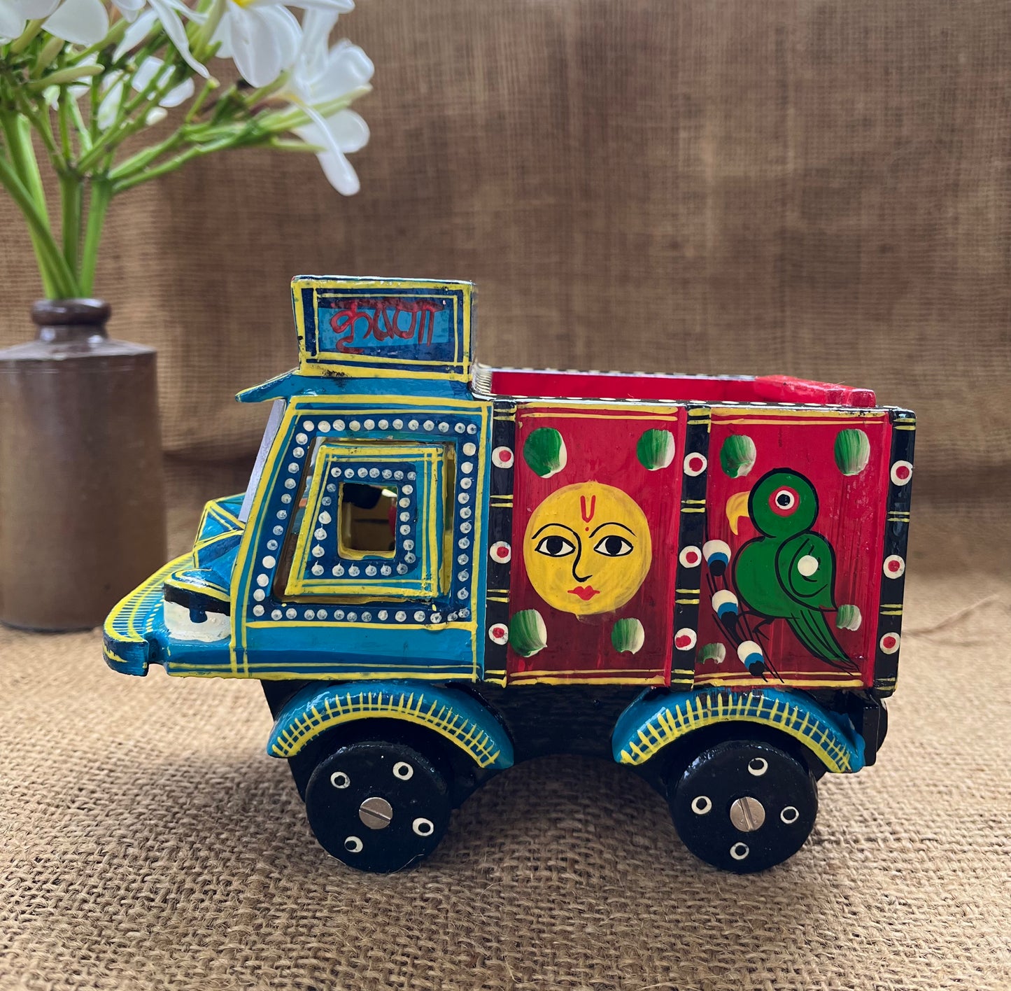 Wooden Handpainted Truck