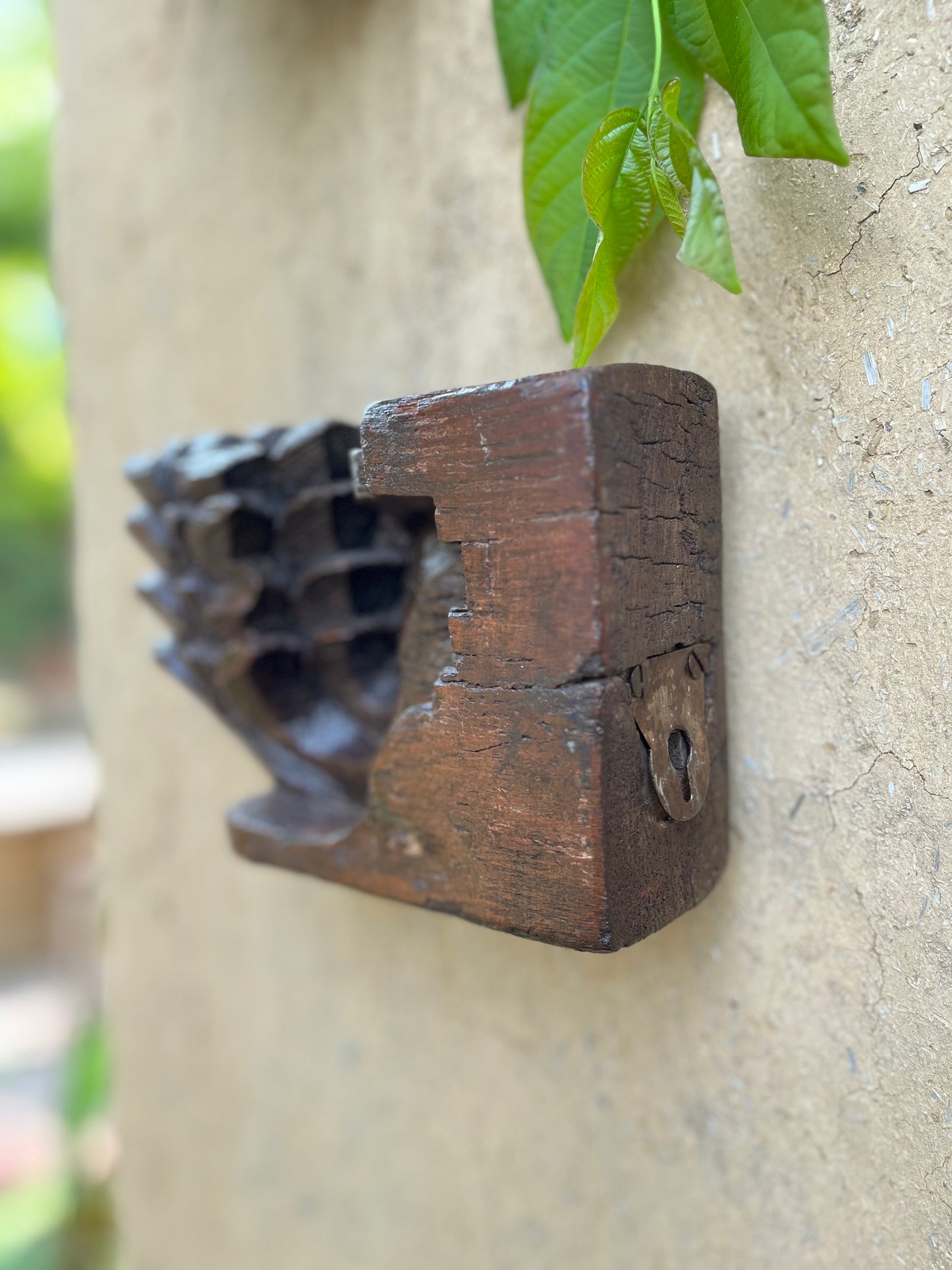 Wood Carved Wall Bracket