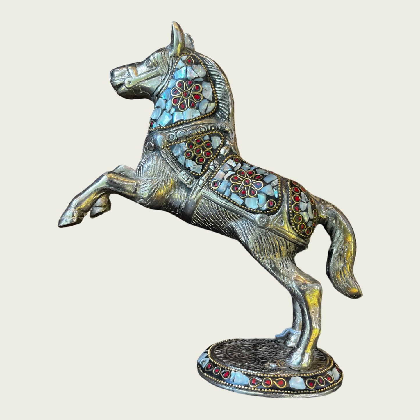 Metal Standing Decorative Horse