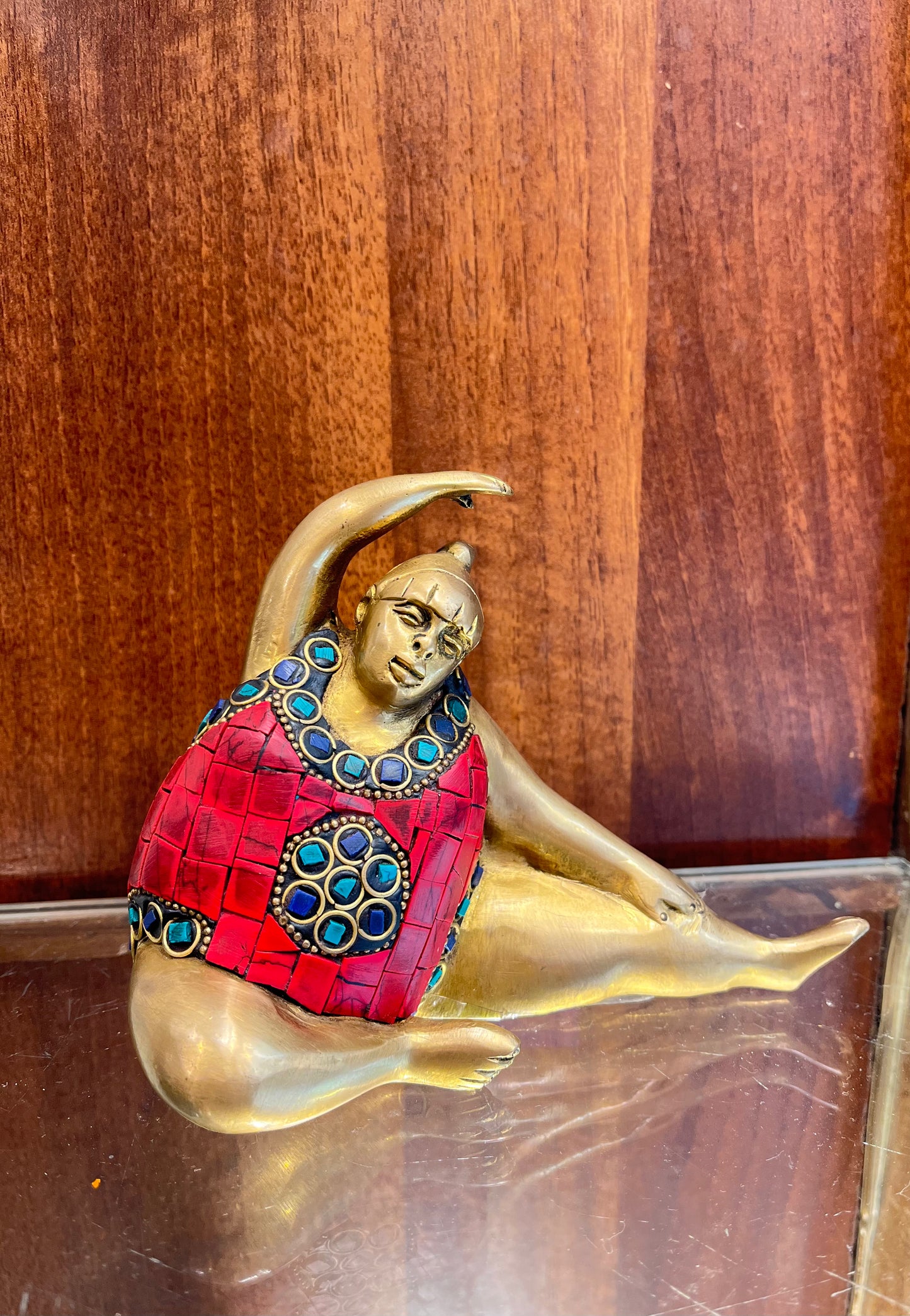 Brass Yogasan Lady
