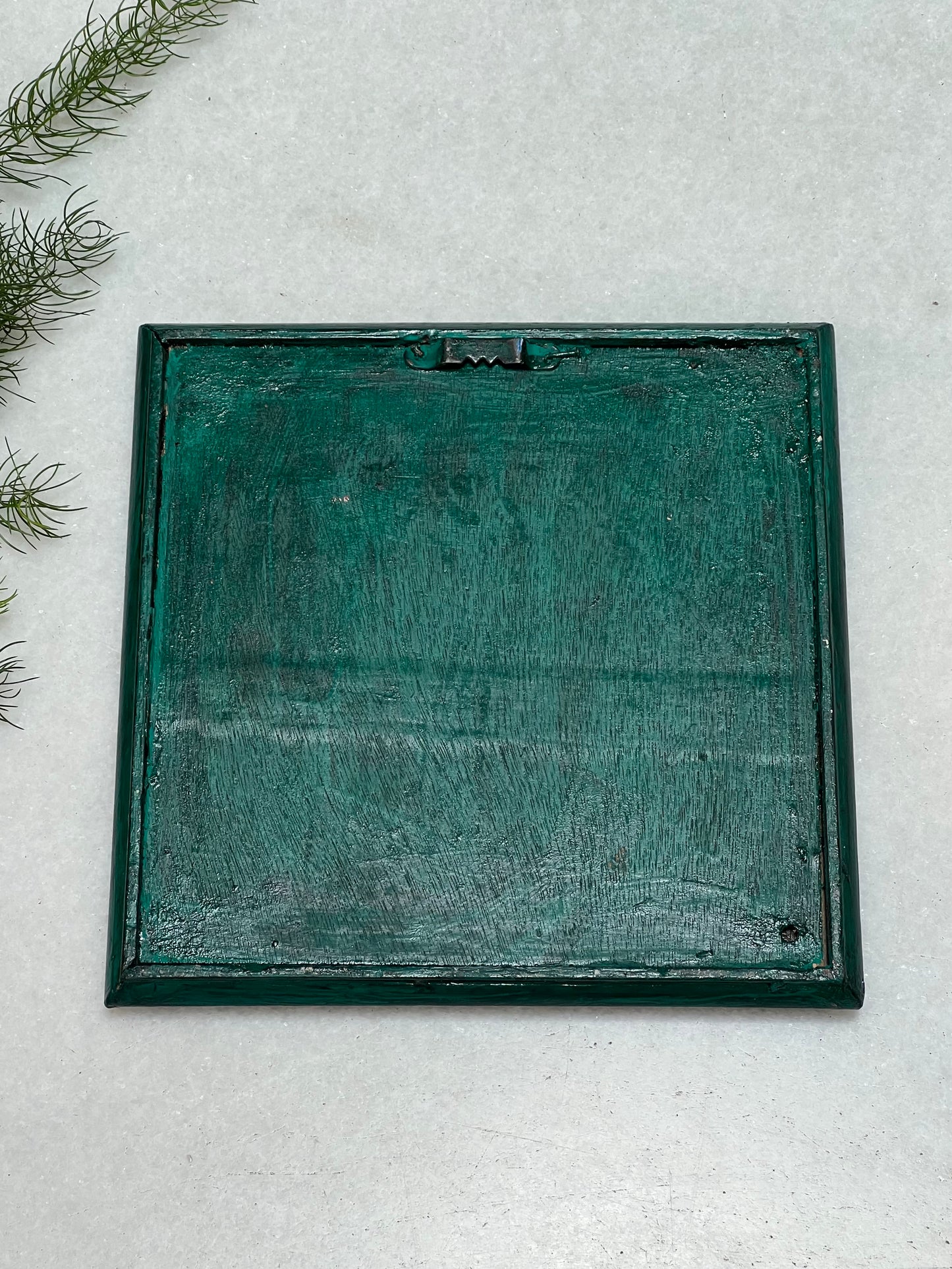 Old Vintage Japanese Flower Tile frame