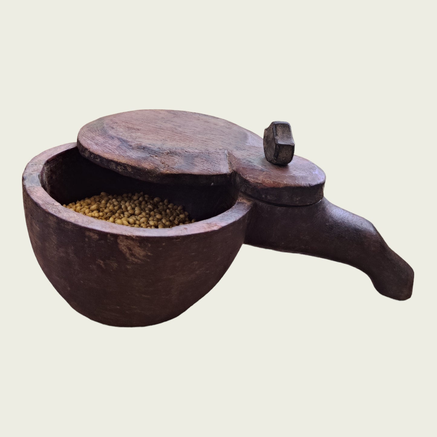 Vintage Wooden Spice Box