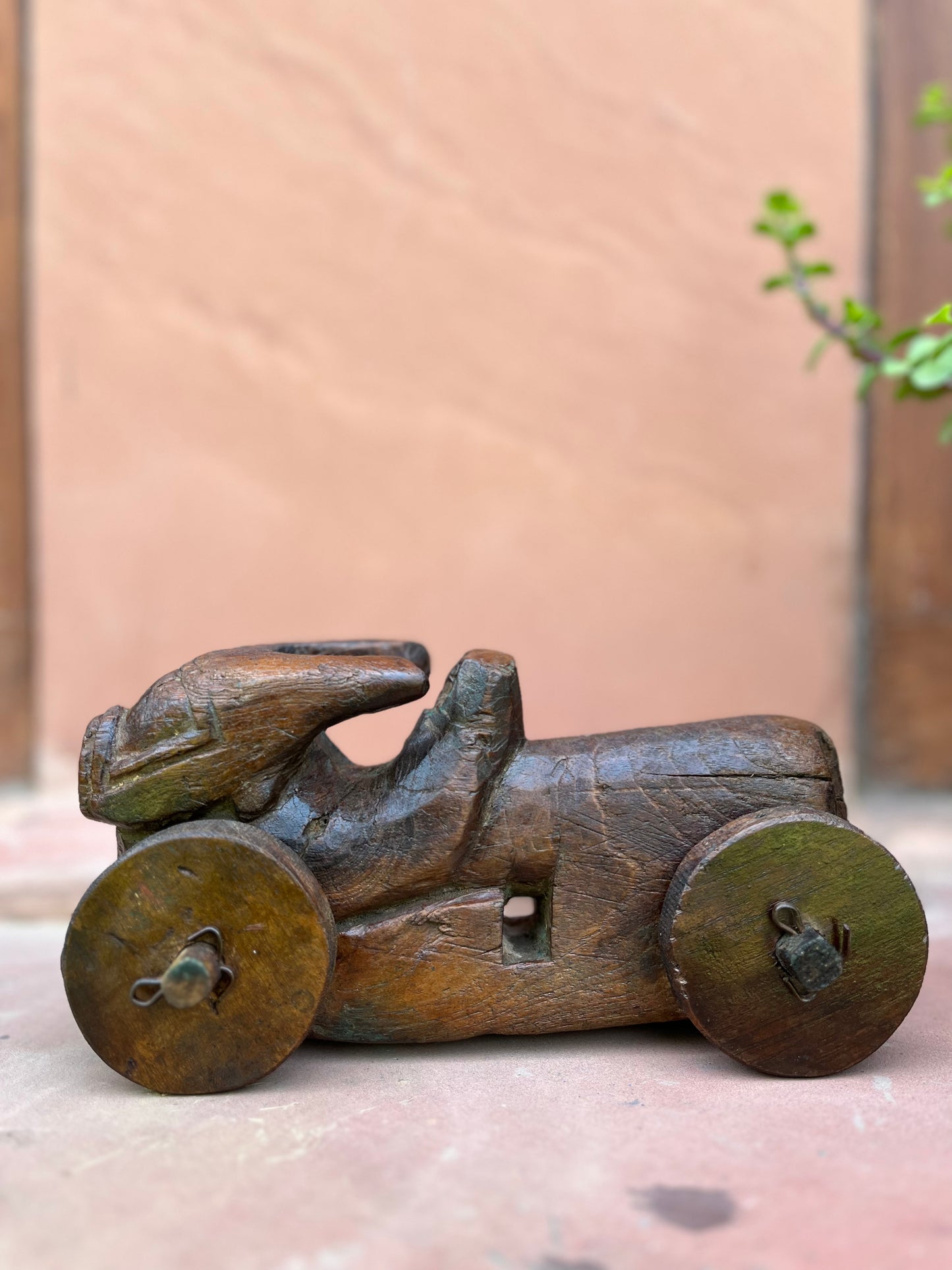 Vintage Wooden Nandi