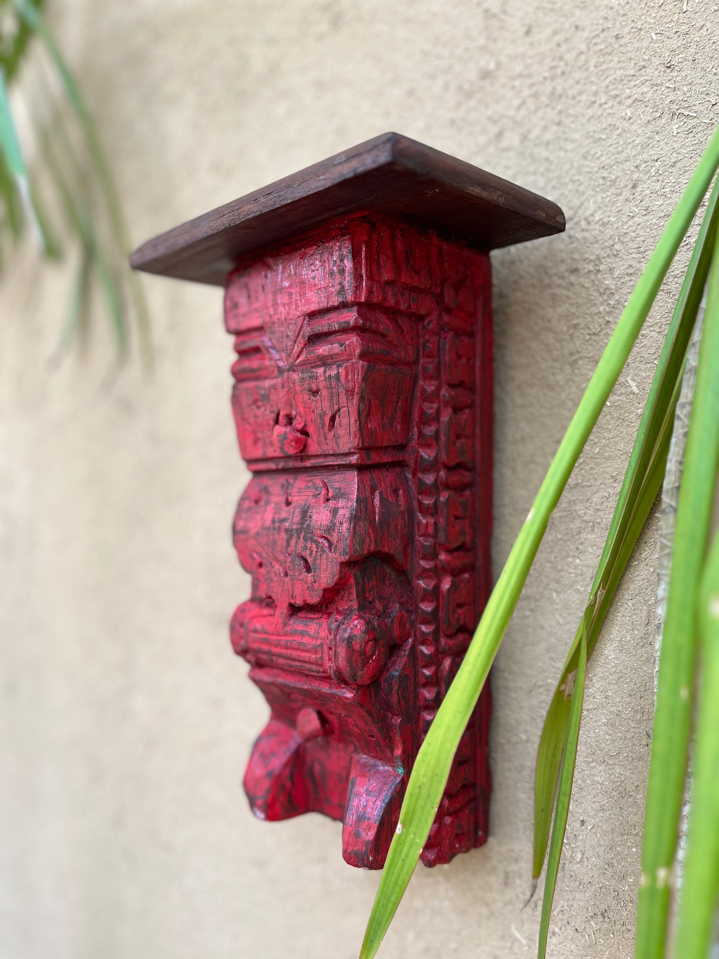 Old Wall Hand Carved Bracket