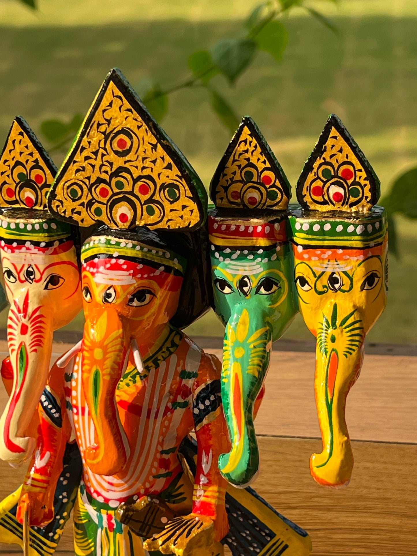 Panchmukhi Hand-painted Ganesha