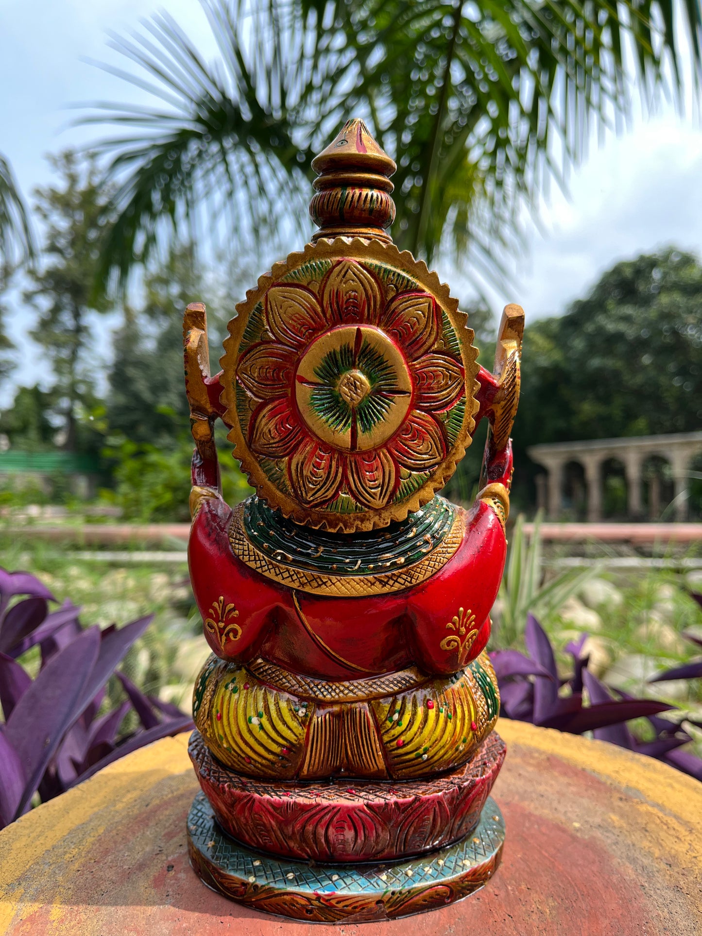 Wooden Handpainted Ganesha