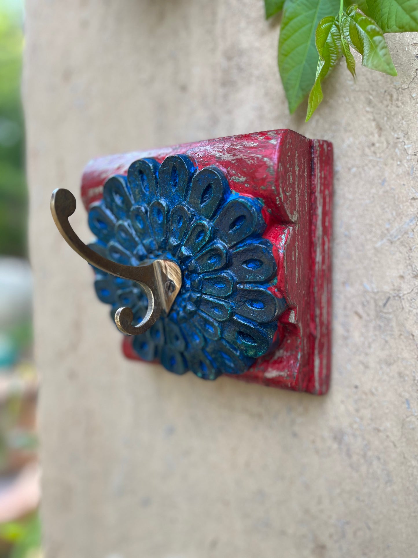 Wooden Hand carved Wall Hook