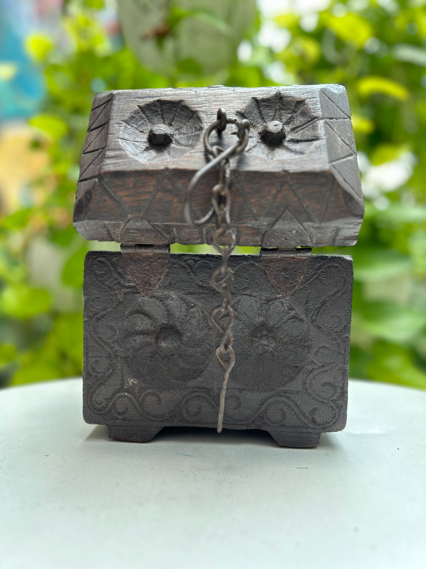 Vintage Wooden Hanging Box