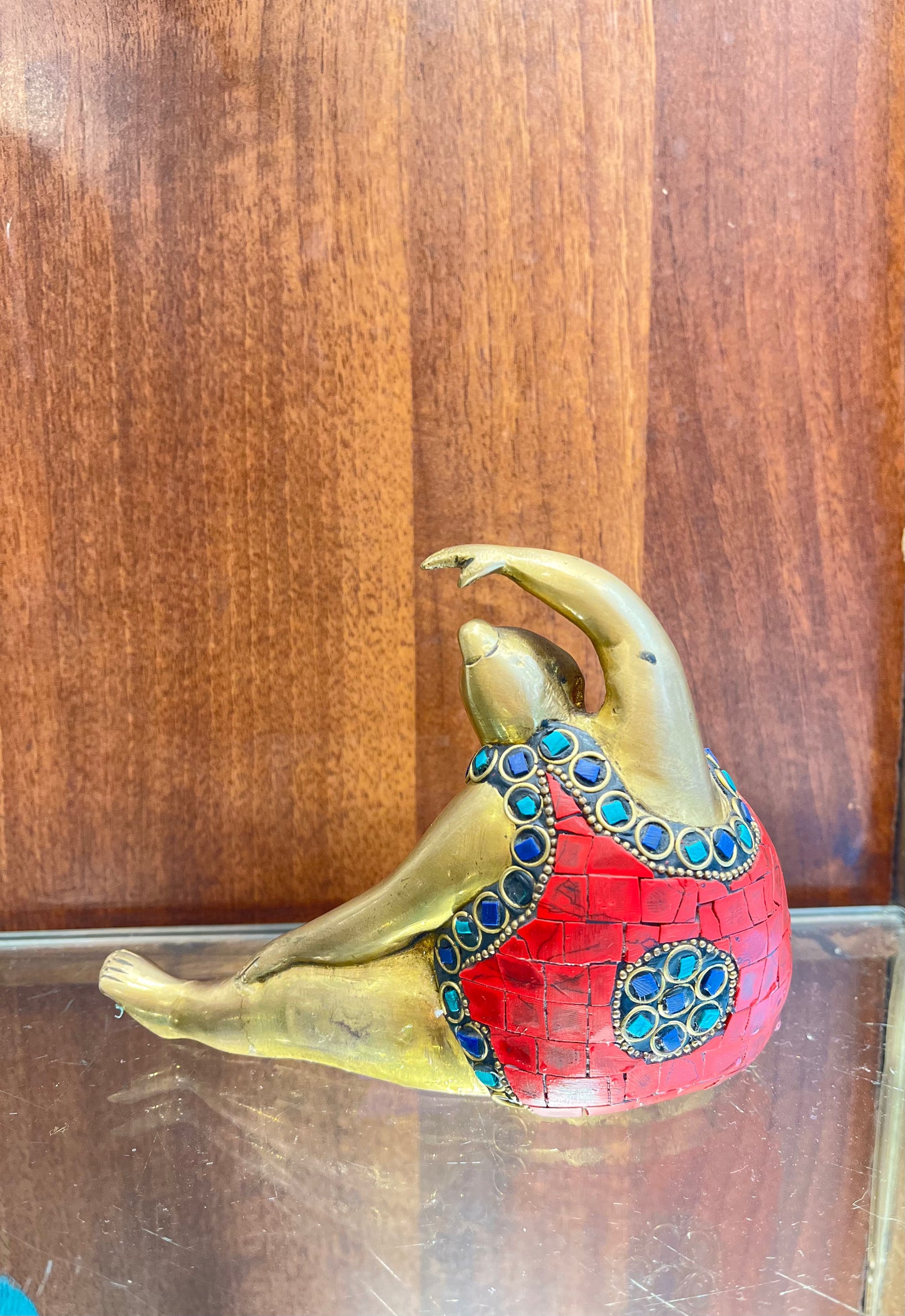 Brass Yogasan Lady
