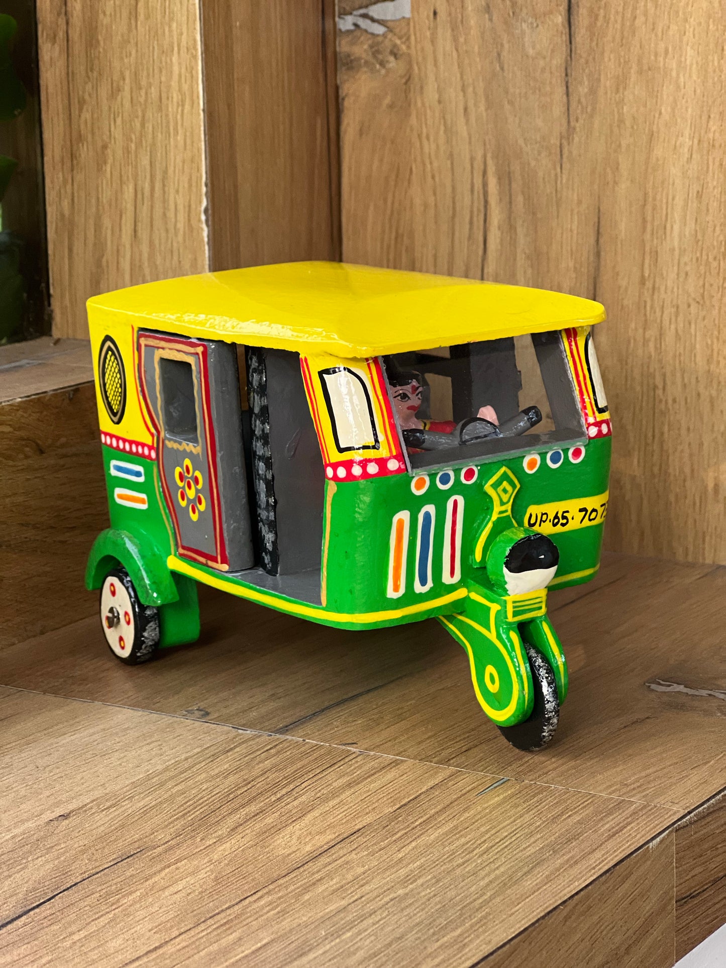 Wooden Hand-painted Auto